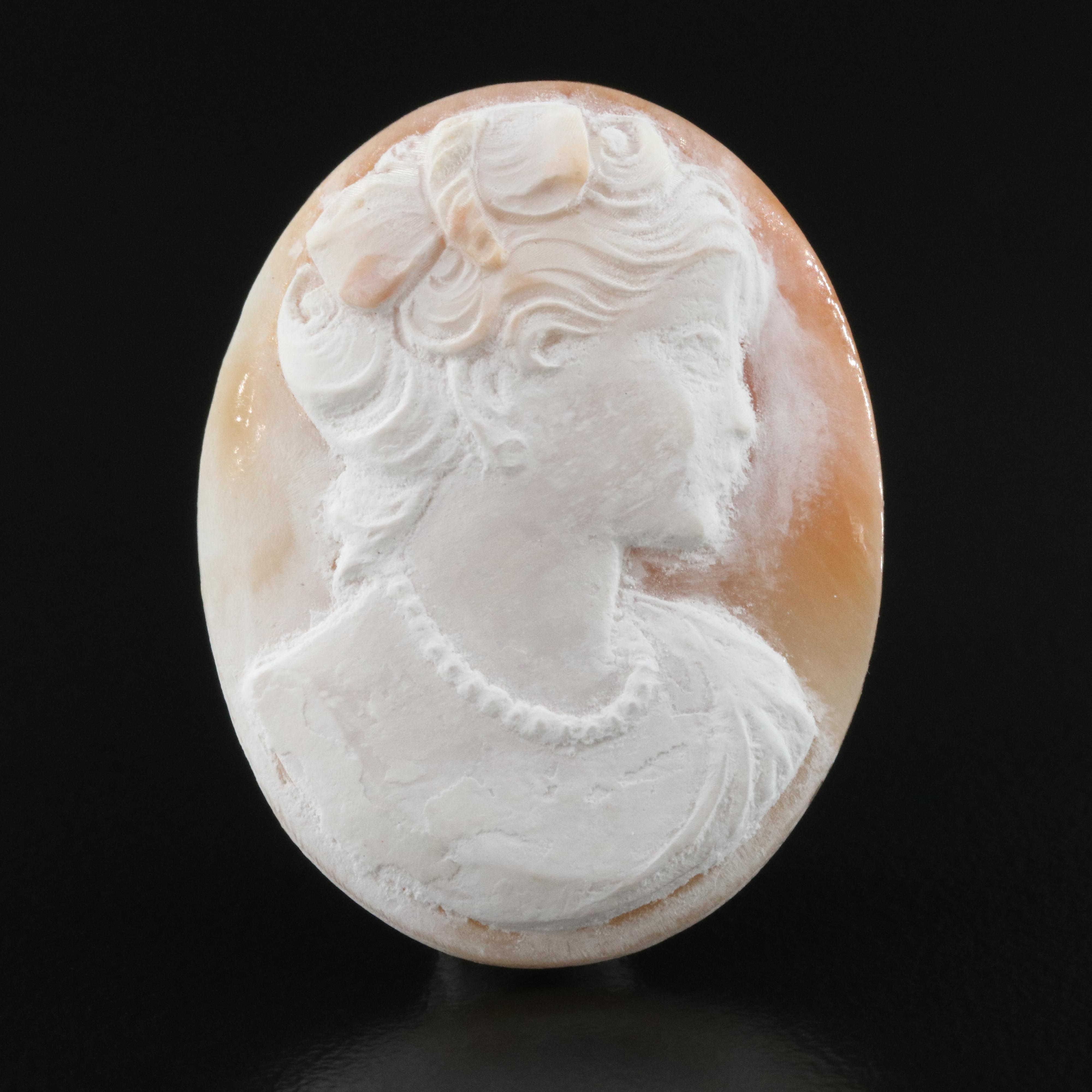 Loose Oval Shell Cameo