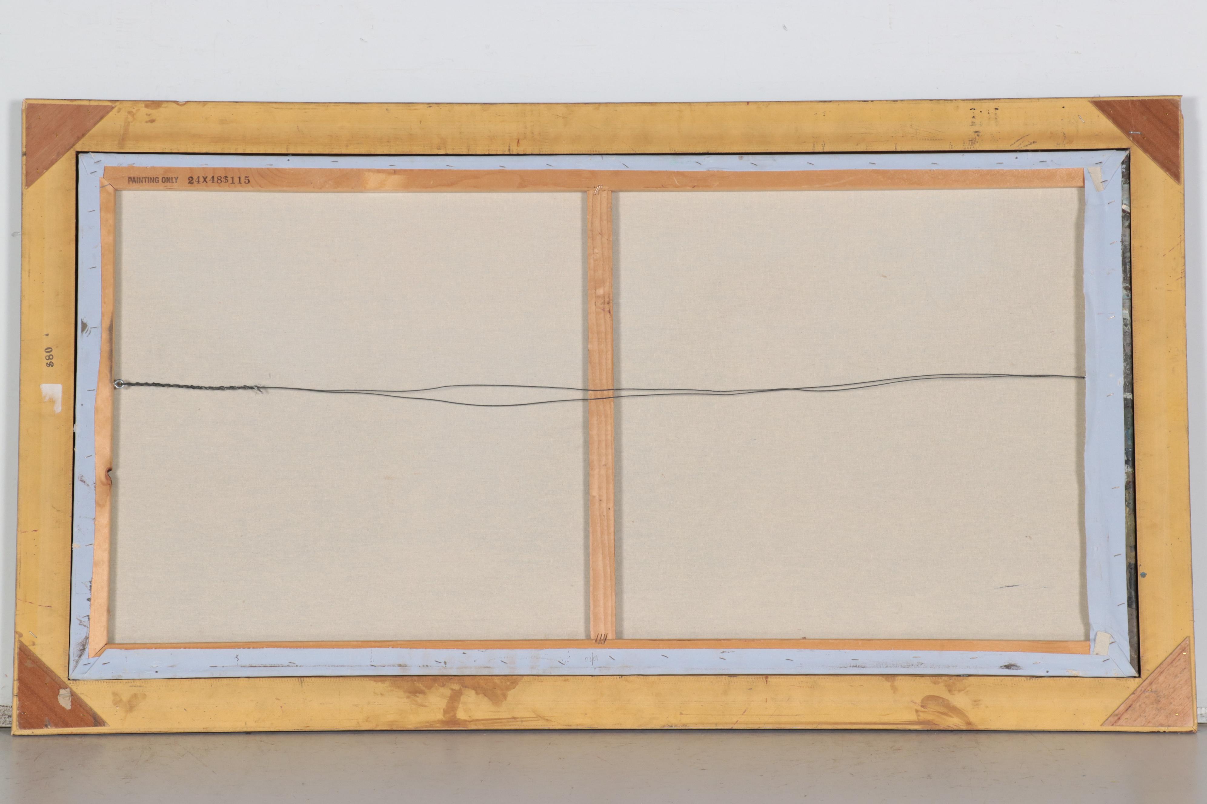 Burnett Parisian Street Scene Acrylic Painting