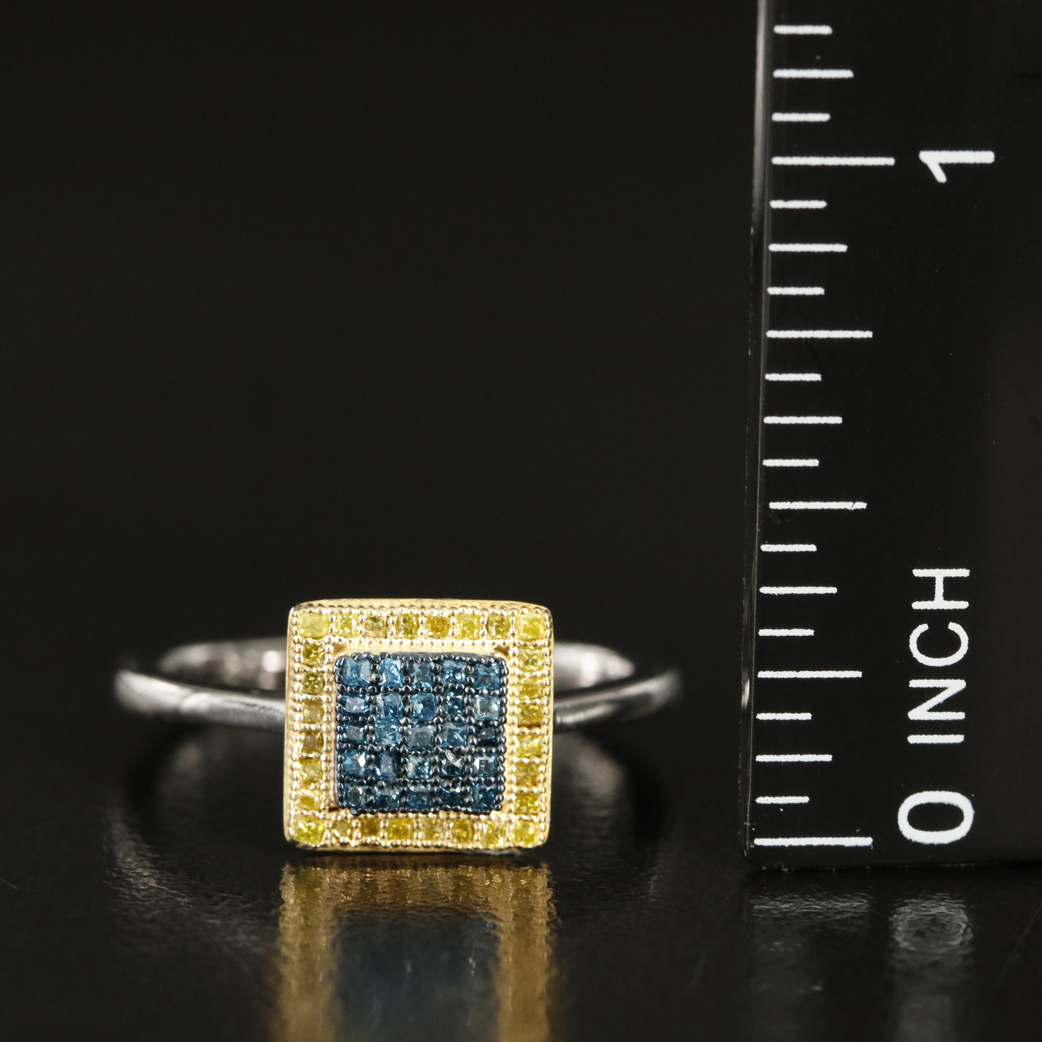 Sterling Diamond Ring