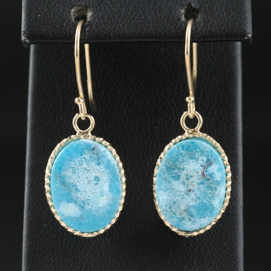 Sterling Turquoise Earrings