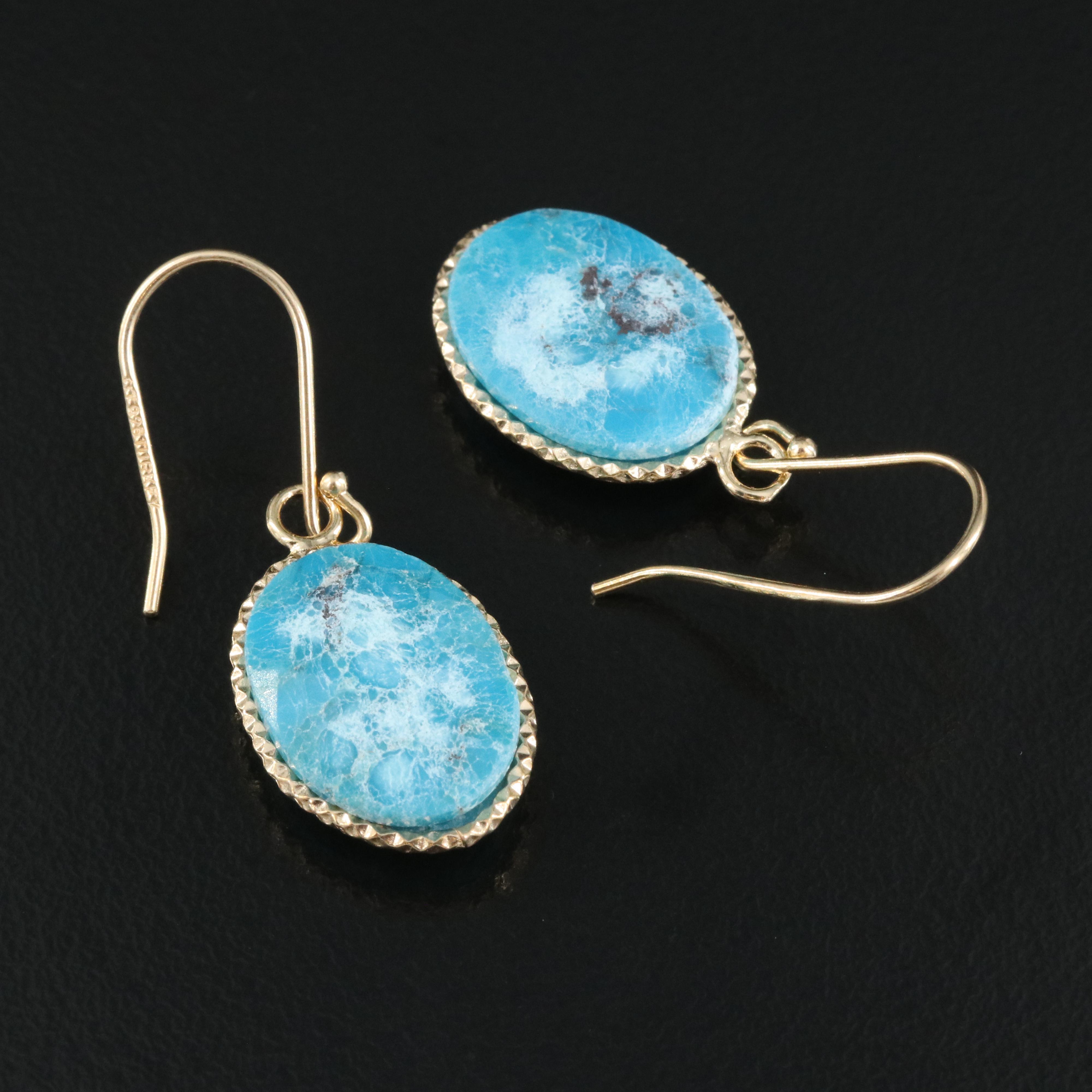 Sterling Turquoise Earrings