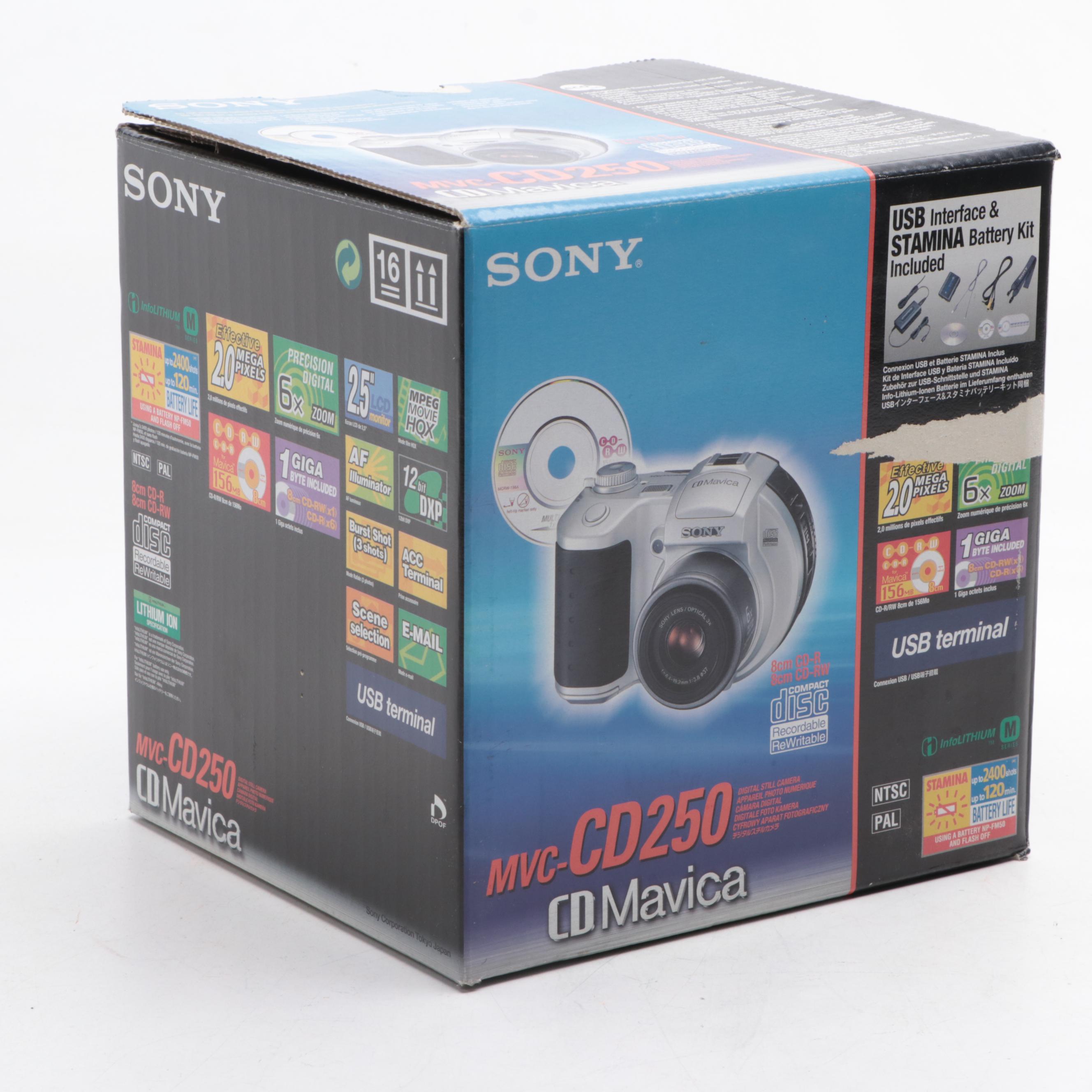 Sony MVC-CD250 CD Mavica Still Camera