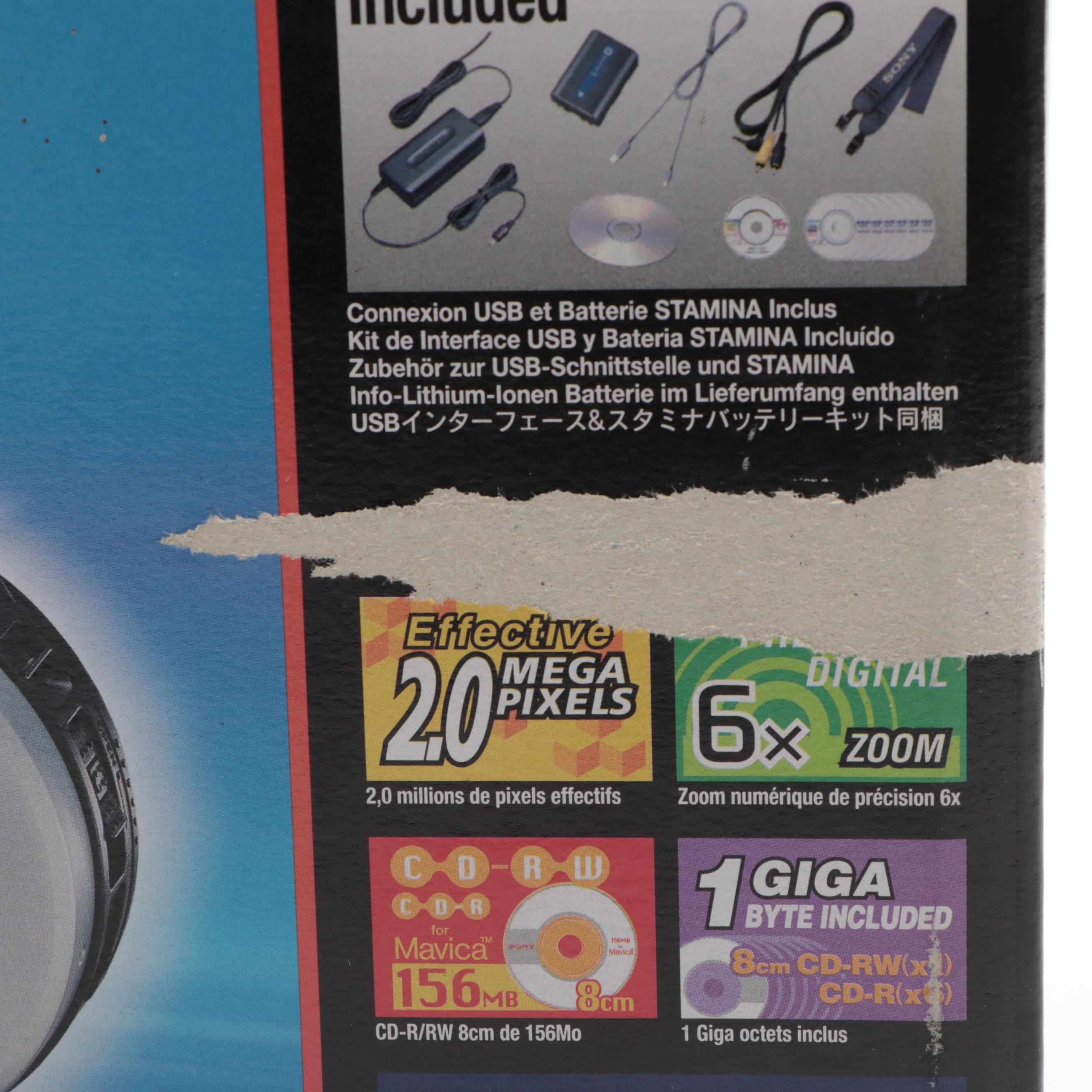 Sony MVC-CD250 CD Mavica Still Camera