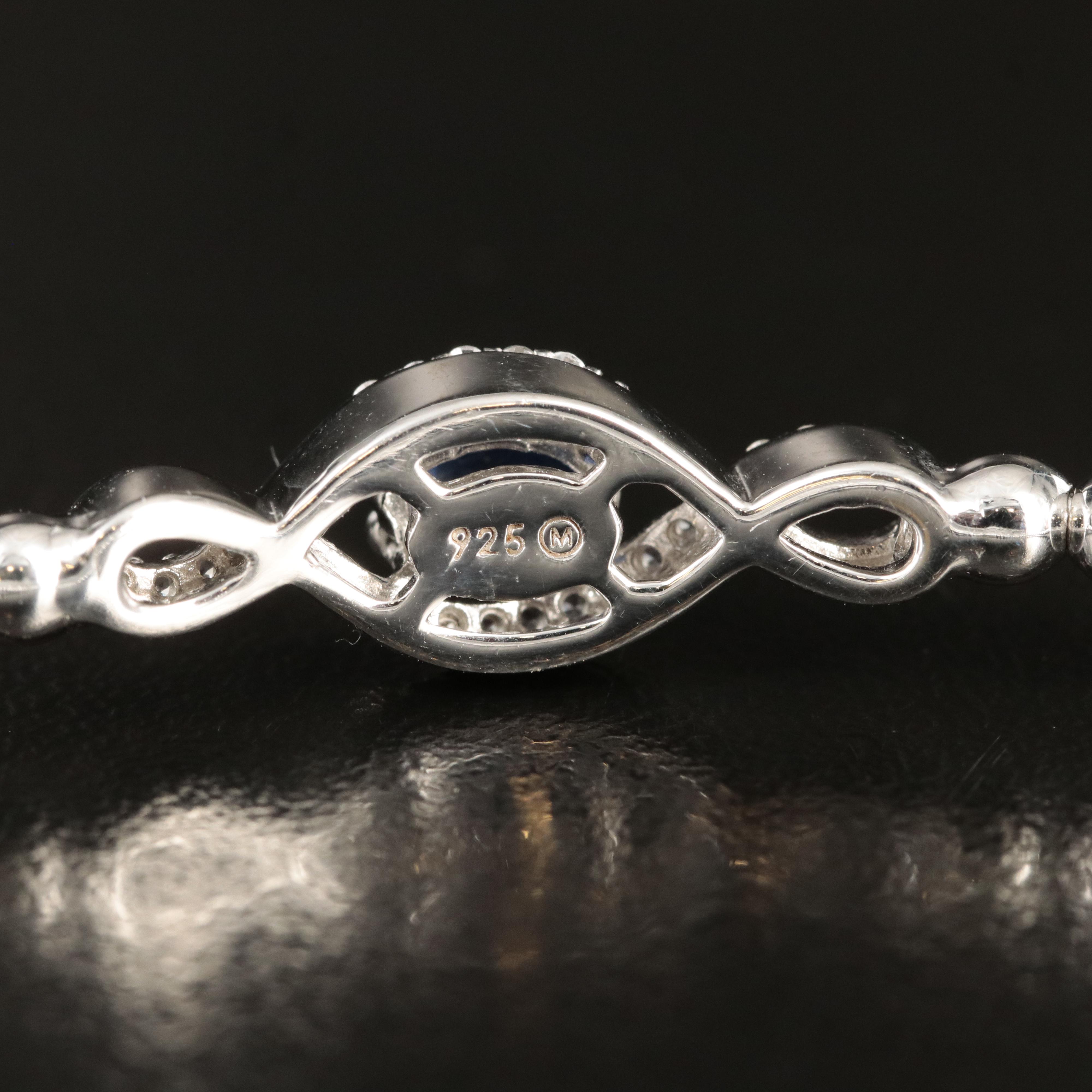 Sterling Sapphire Bracelet