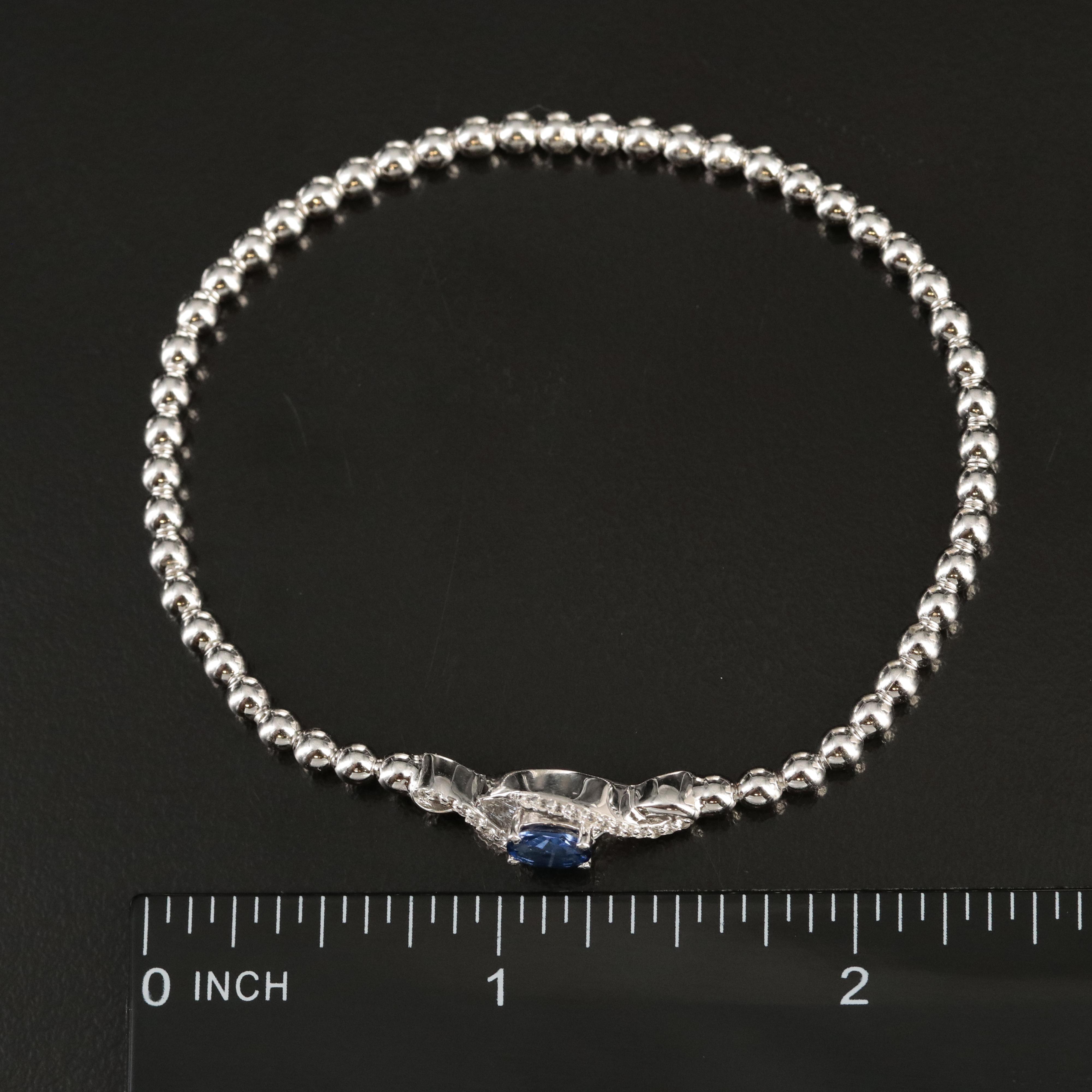 Sterling Sapphire Bracelet