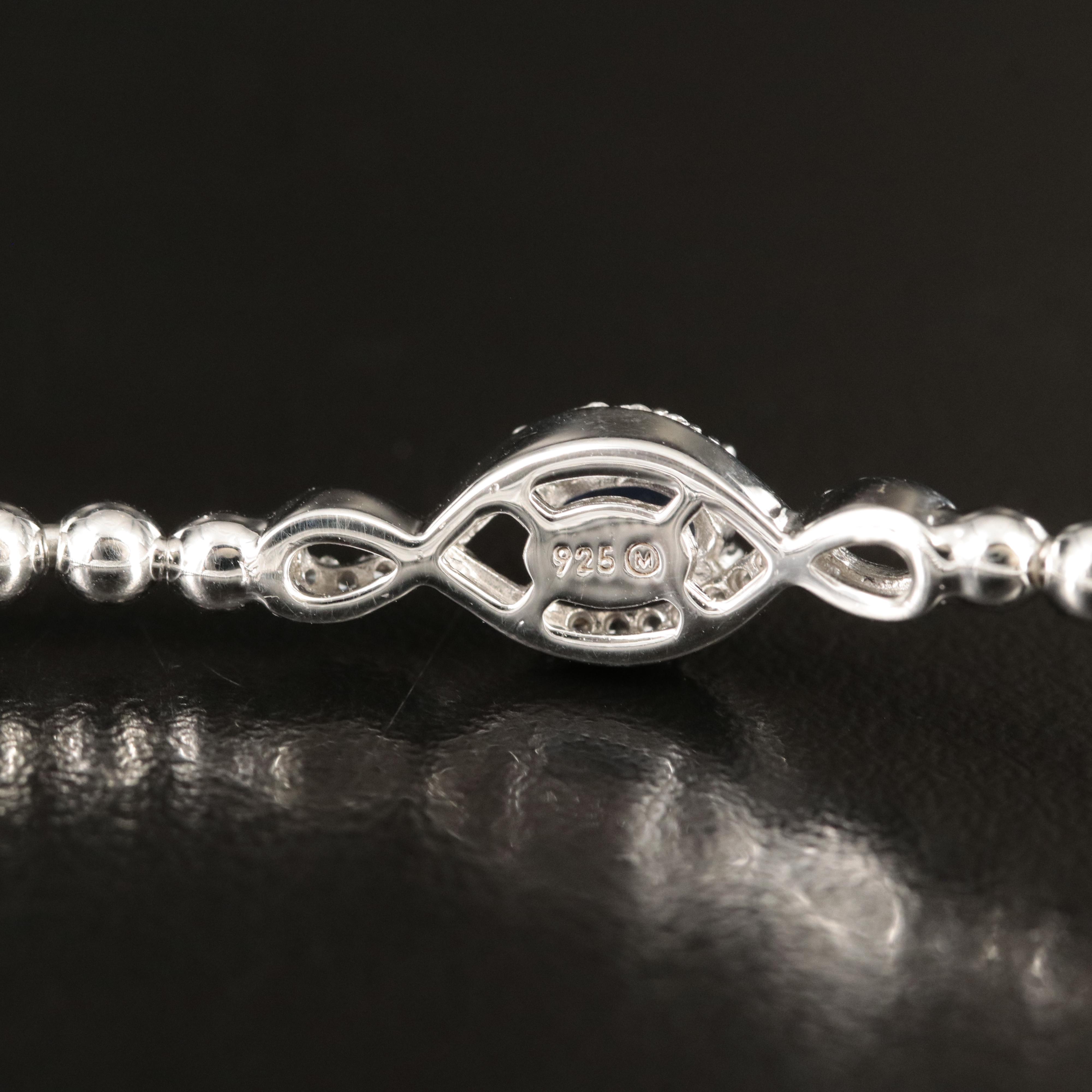 Sterling Sapphire Bracelet