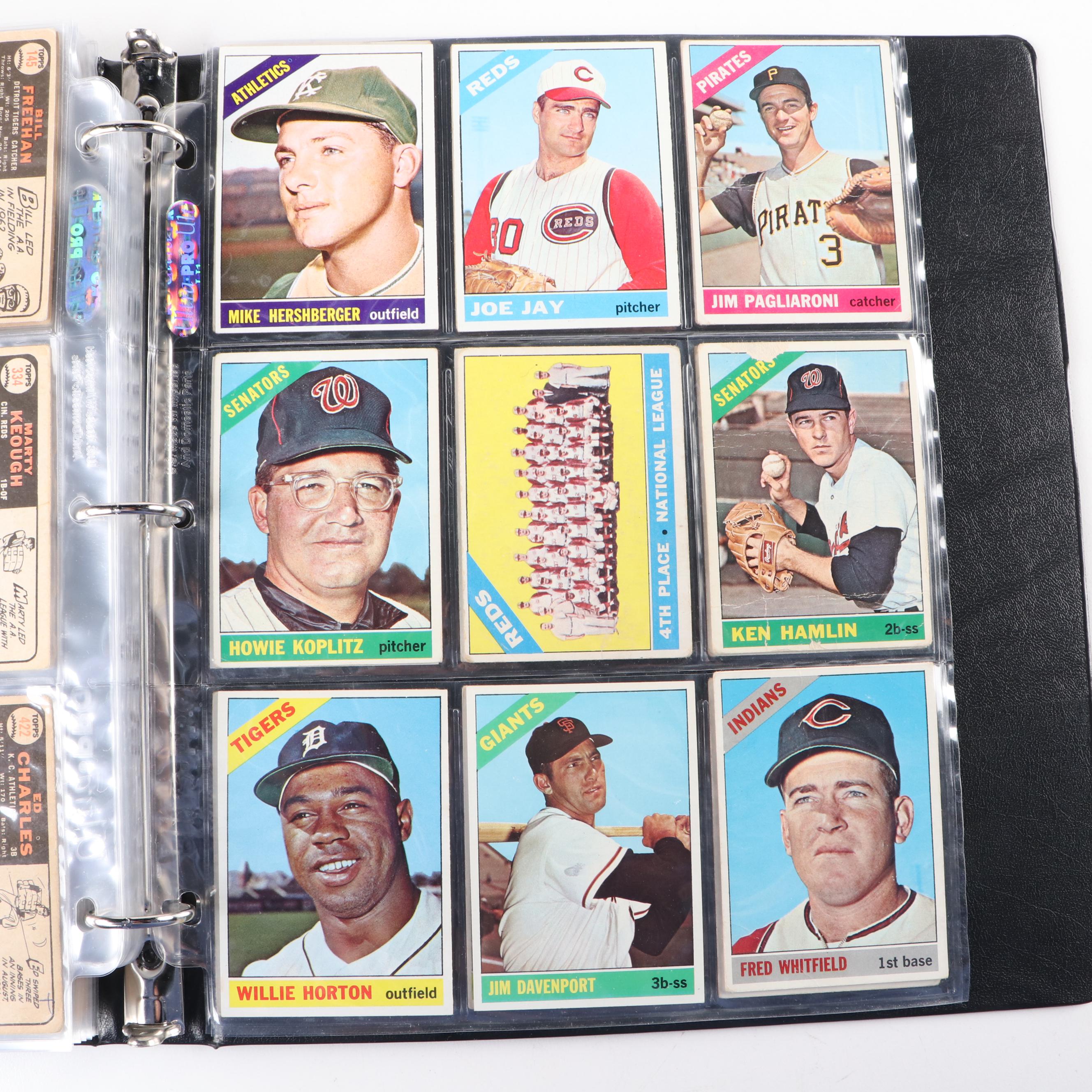 1966 Topps Baseball Cards with Roger Maris, Sandy Koufax and More