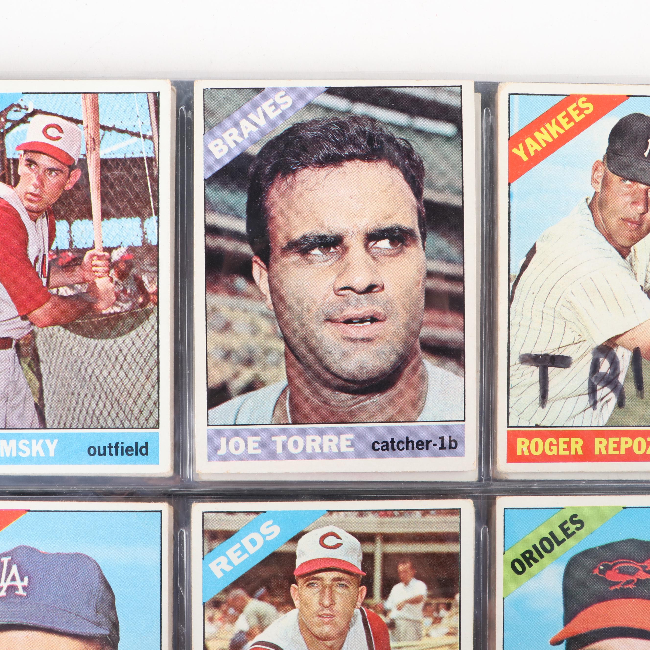 1966 Topps Baseball Cards with Roger Maris, Sandy Koufax and More