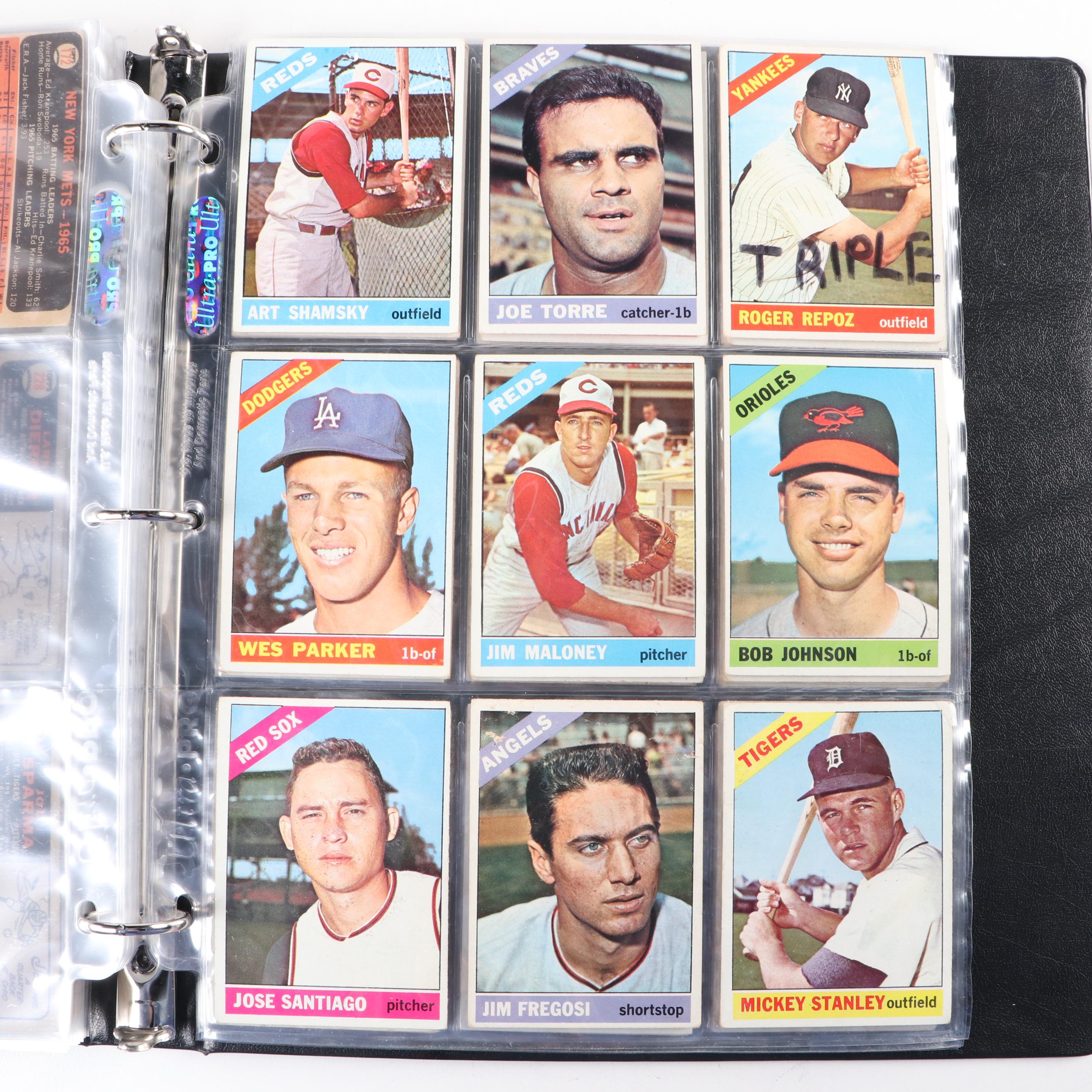 1966 Topps Baseball Cards with Roger Maris, Sandy Koufax and More