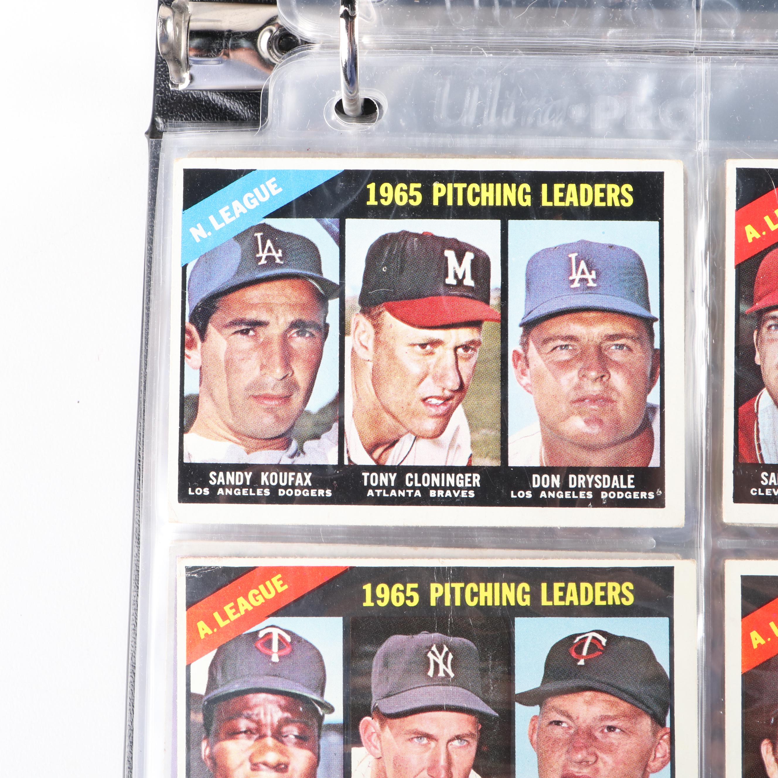 1966 Topps Baseball Cards with Roger Maris, Sandy Koufax and More