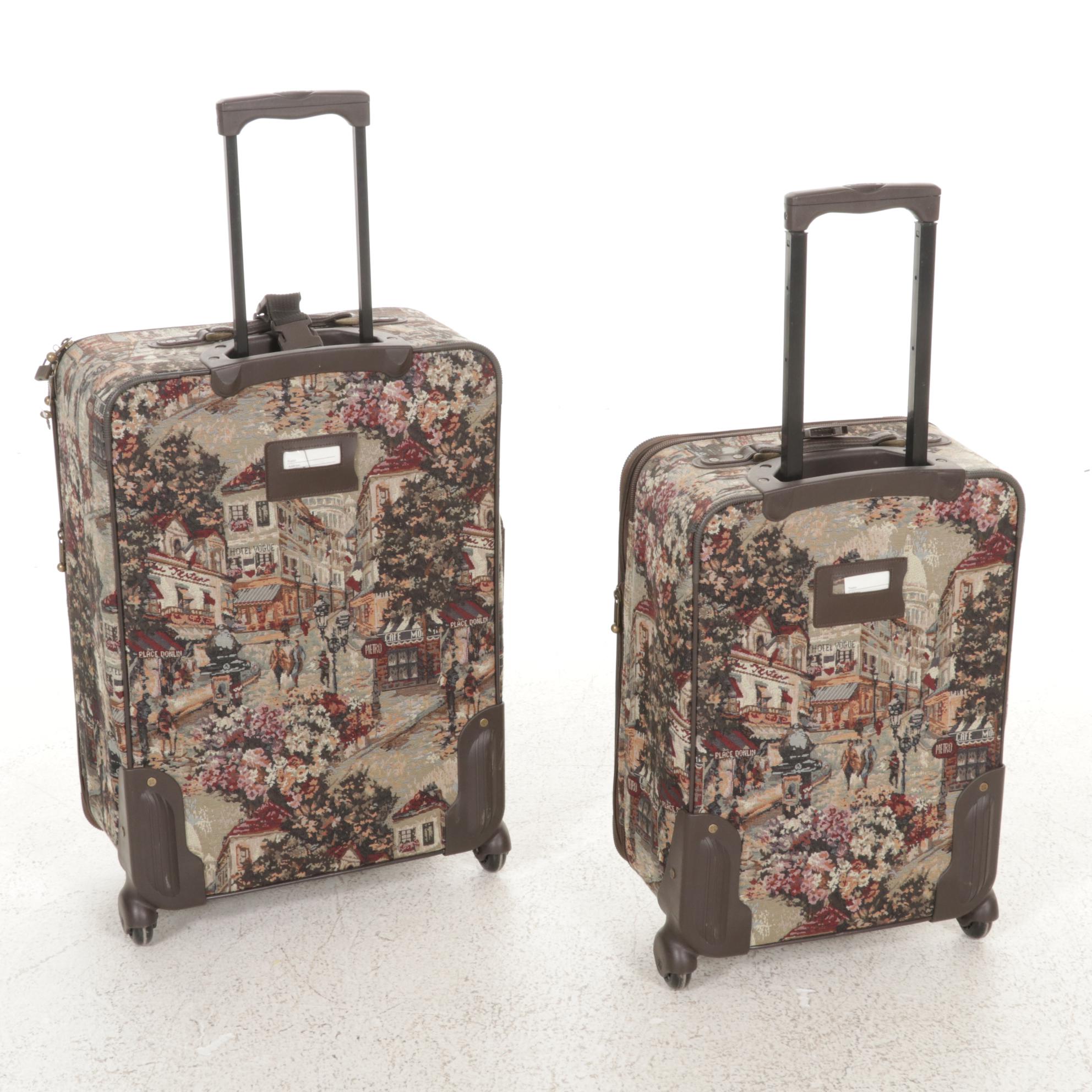 Leisure International Rolling Suitcase, Carry-on and Accessory Bags