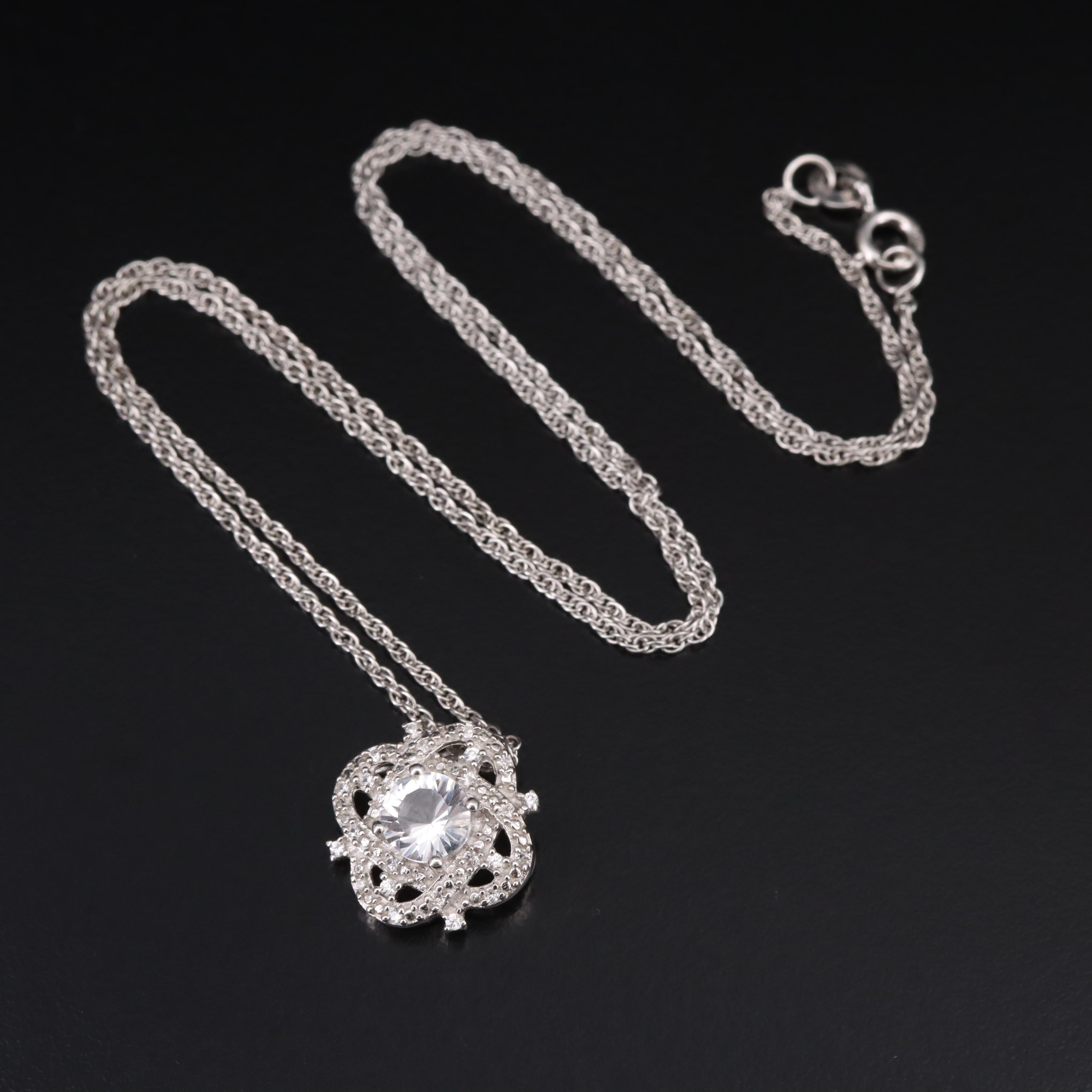 Sterling Petalite Pendant necklace