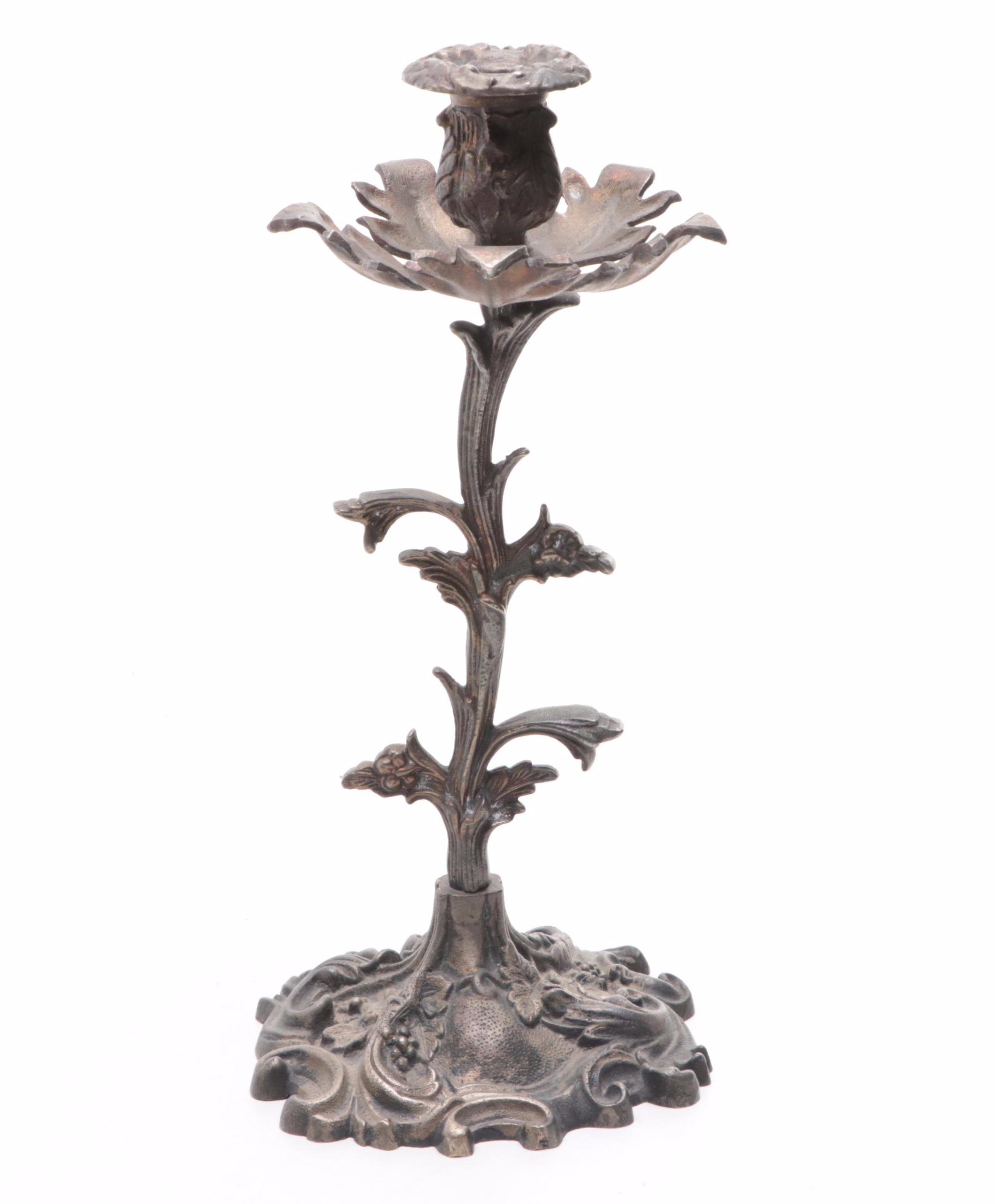 Jennings Brothers Silver Plate Candlesticks and More Home Décor