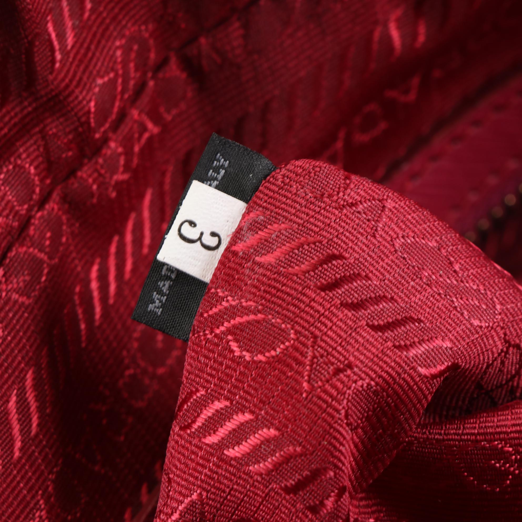 Prada Bicolor Saffiano Leather Two-Way Bag