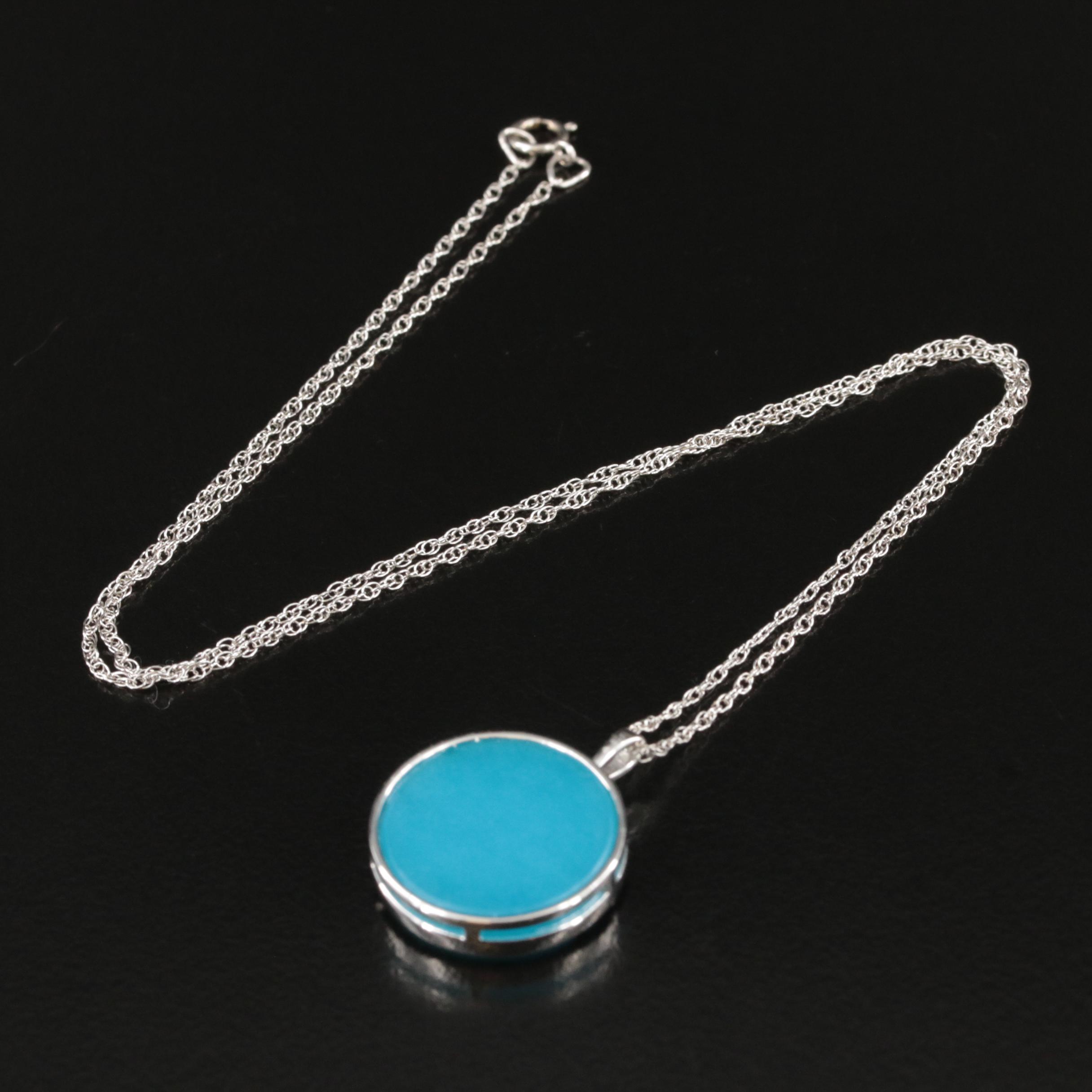 Sterling Quartzite and Diamond Dragonfly Pendant Necklace