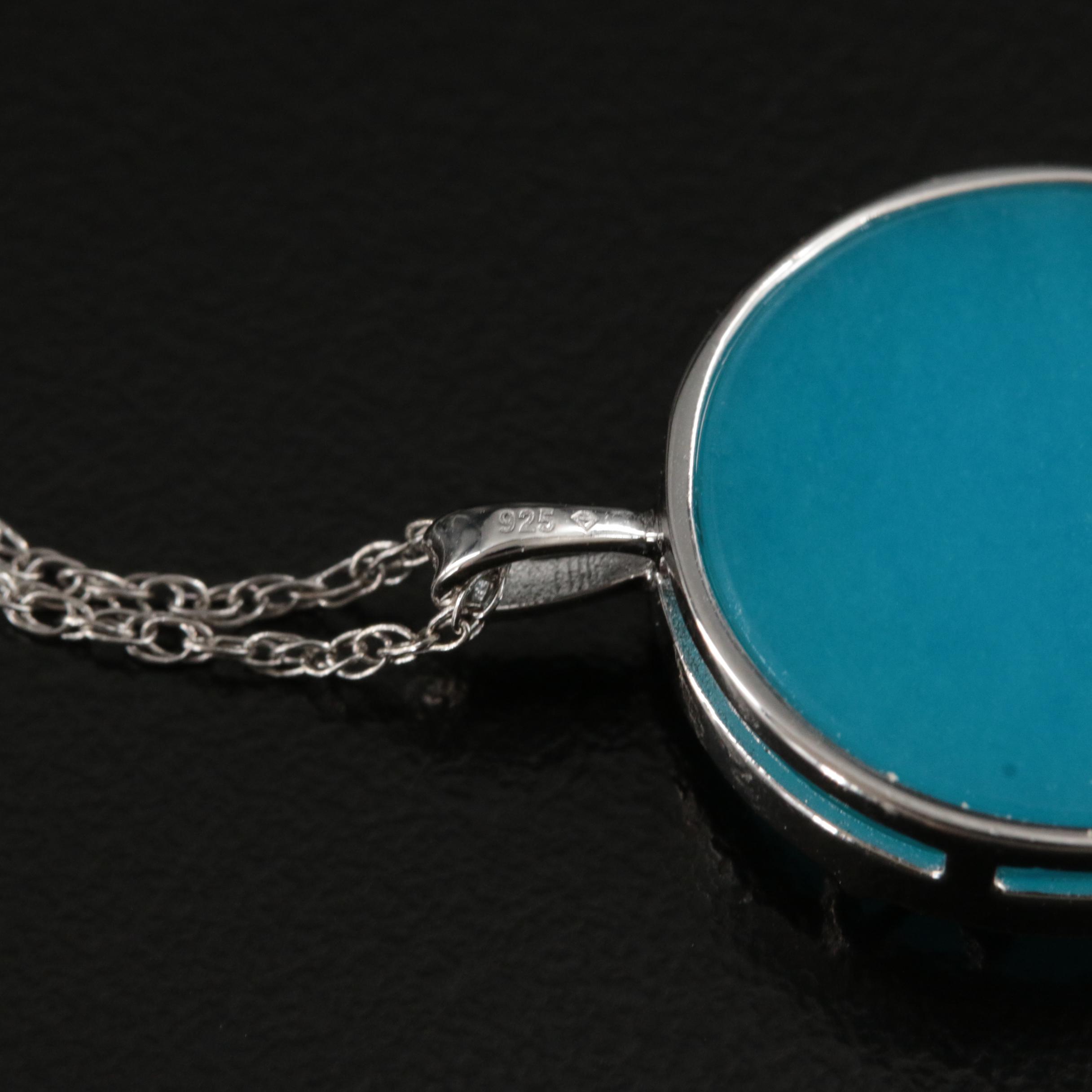 Sterling Quartzite and Diamond Dragonfly Pendant Necklace