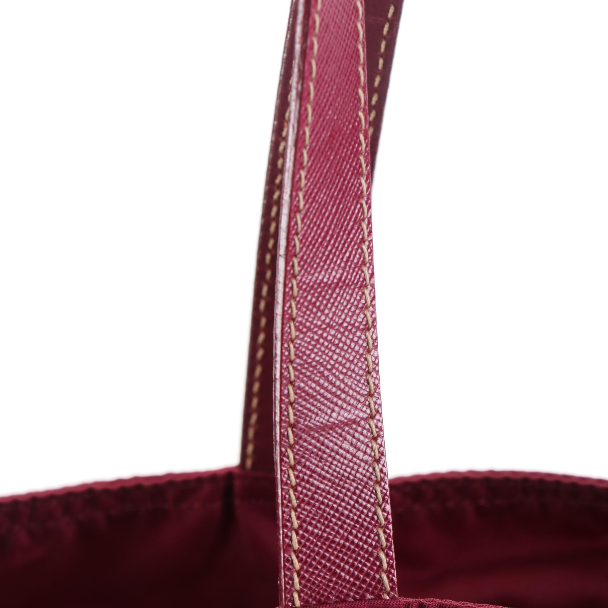 Prada Robot Tote Bag in Tessuto Nylon and Saffiano Leather