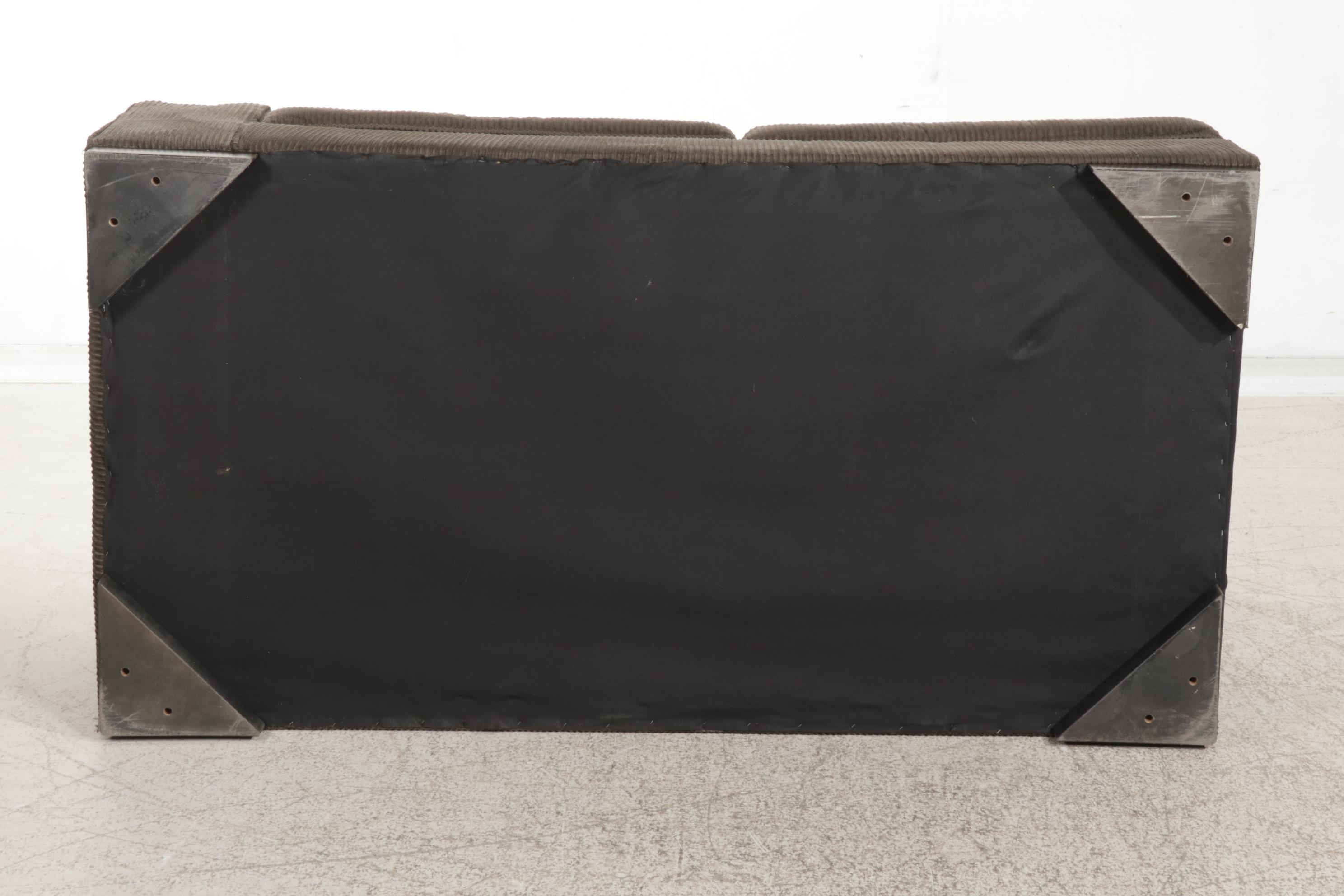 Ashley Furniture Corduroy Three-Piece Sectional Sofa