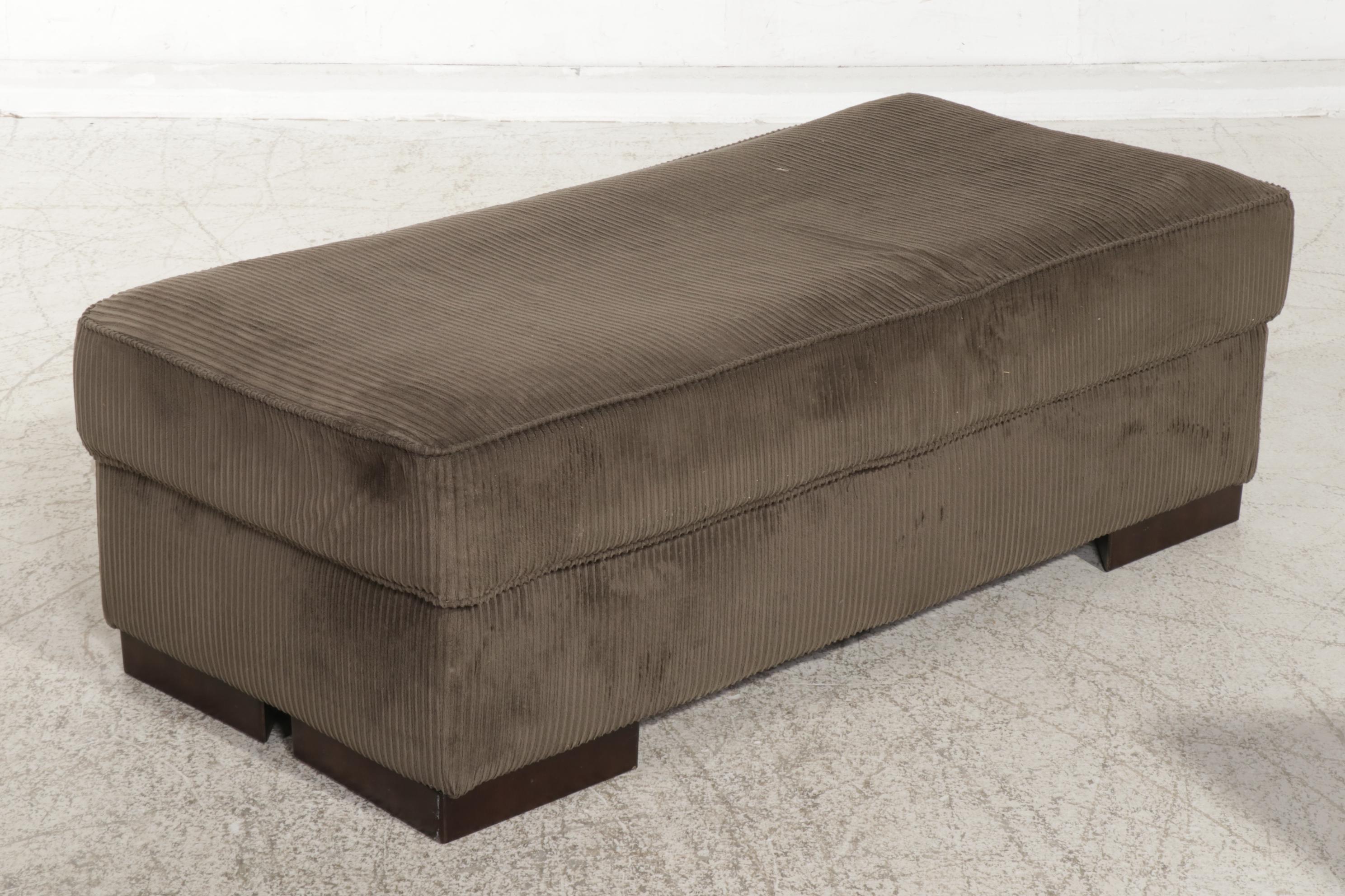 Ashley Furniture Corduroy Three-Piece Sectional Sofa