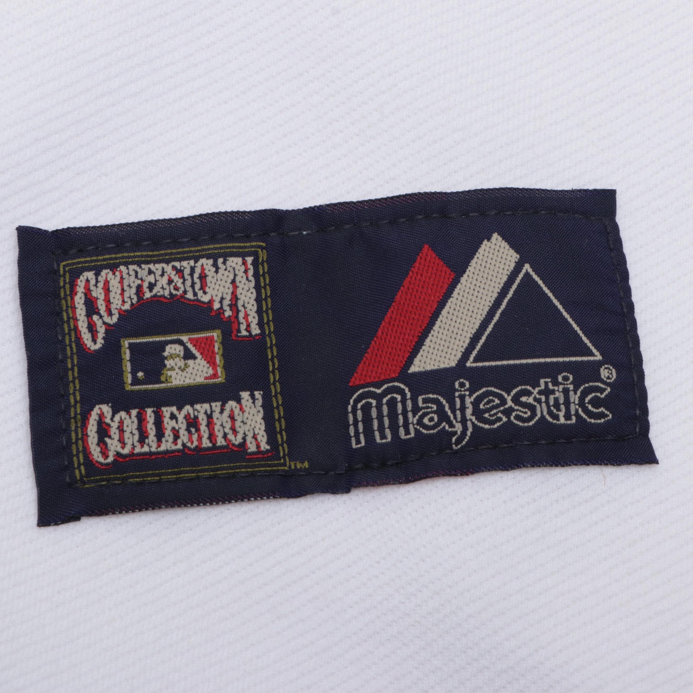 Joe Nuxhall Signed Majestic Cooperstown Collection Cincinnati Reds Jersey