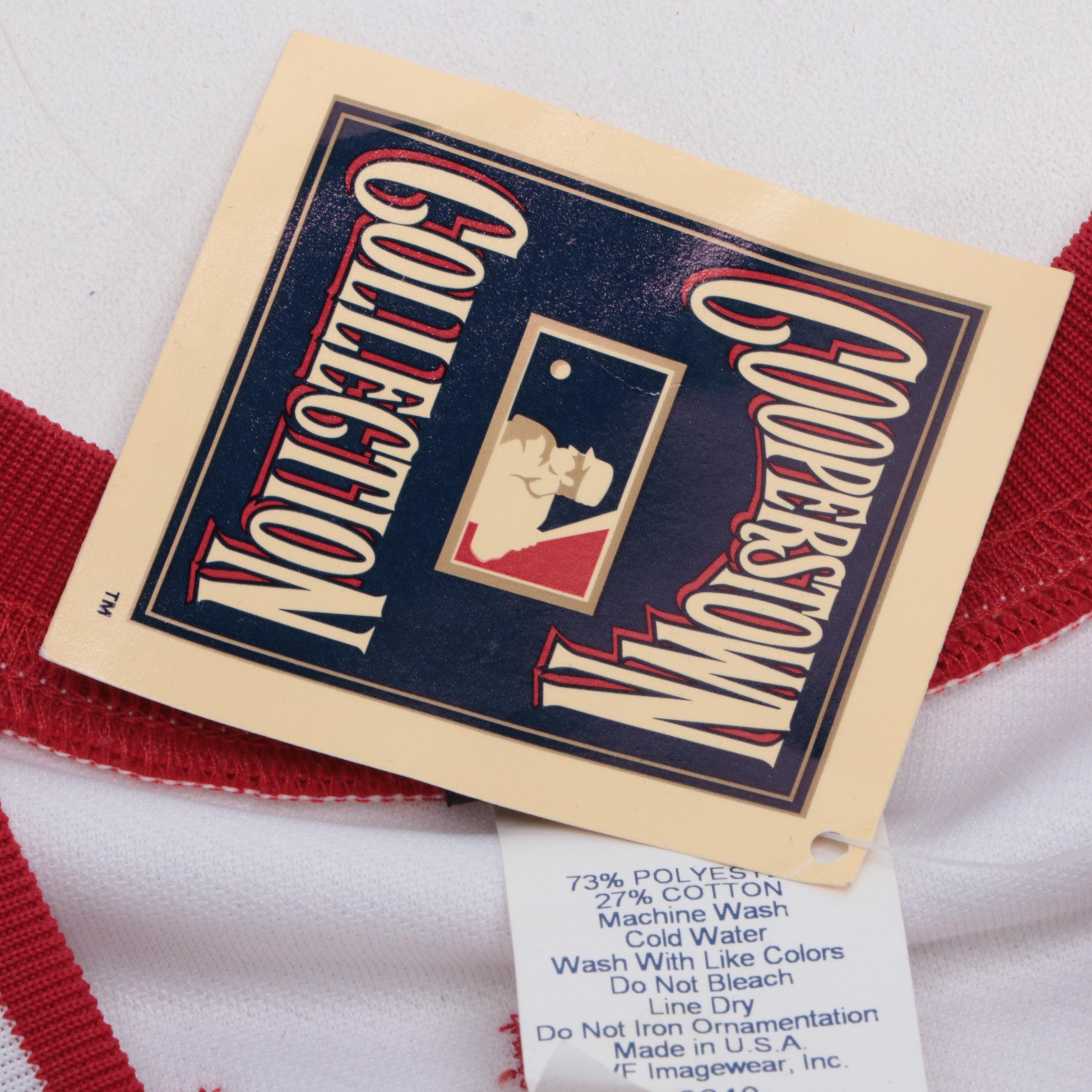 Joe Nuxhall Signed Majestic Cooperstown Collection Cincinnati Reds Jersey