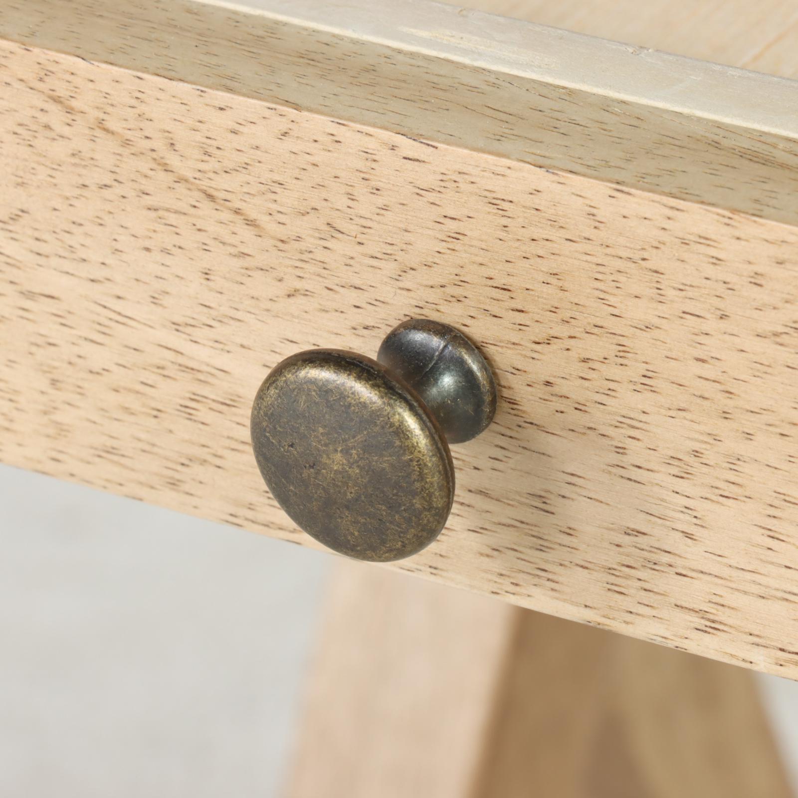 Pair of Modernist Style Hardwood Side Tables