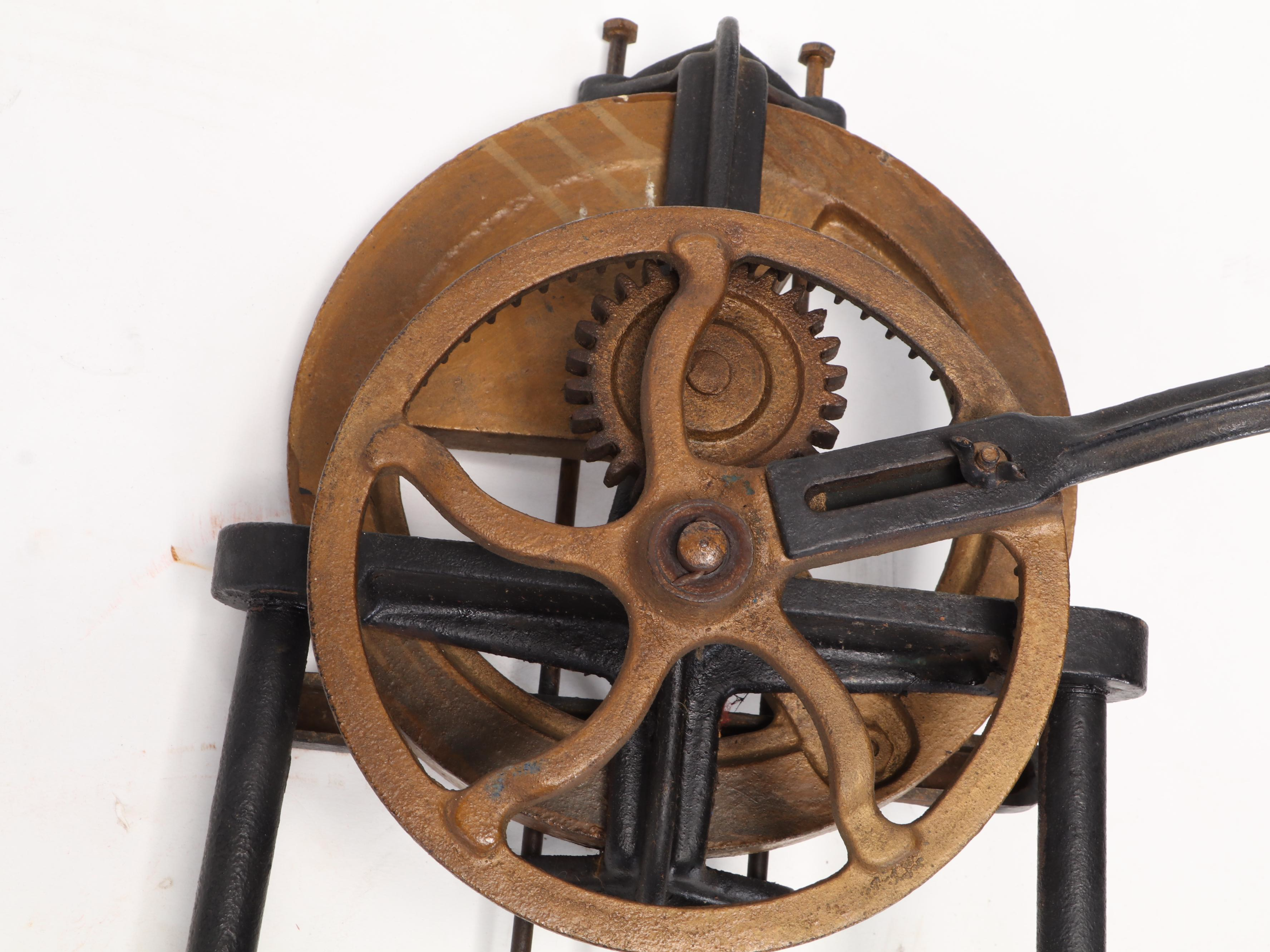 Hand-Crank Butter Churn Stand