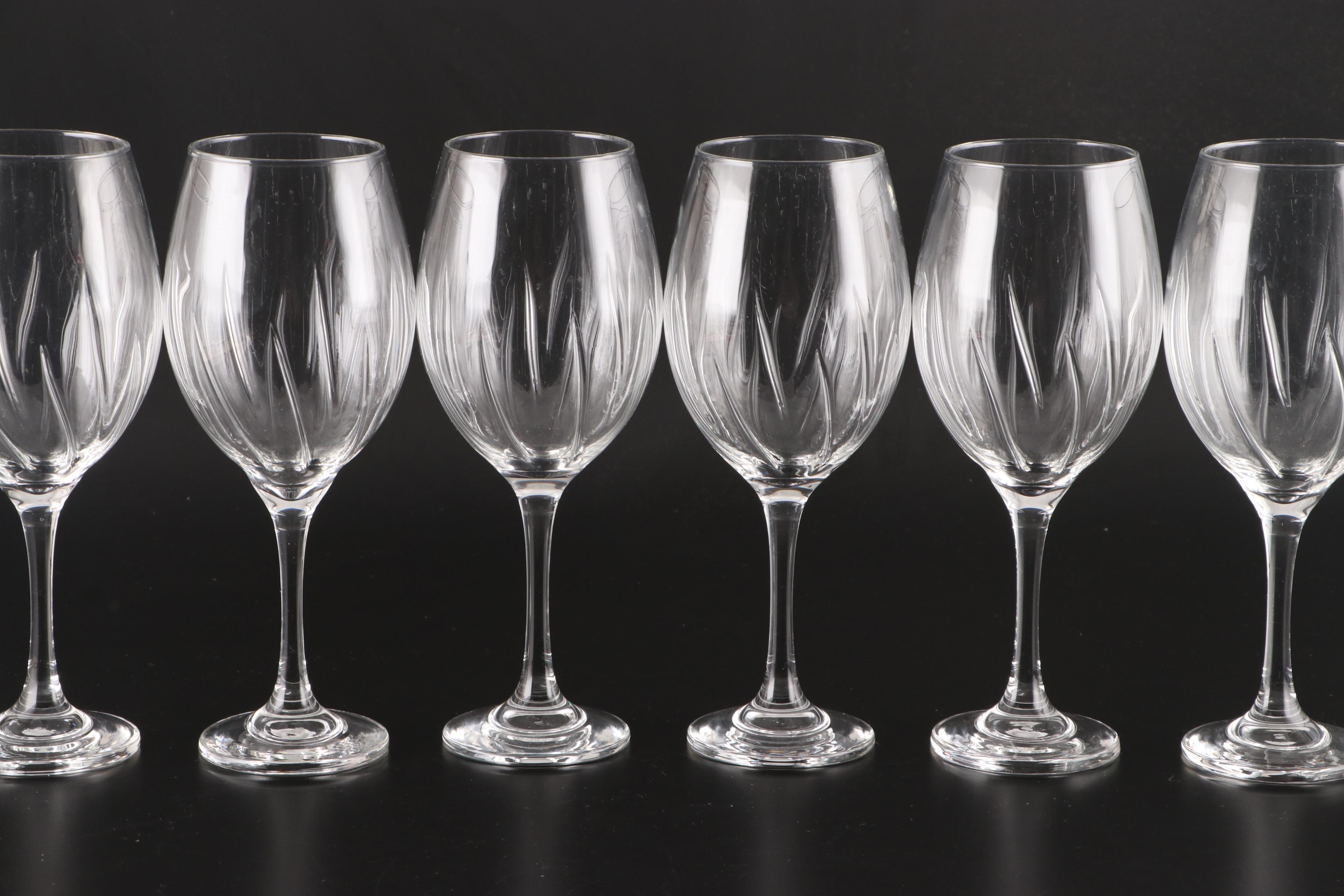Glass Wine Goblets