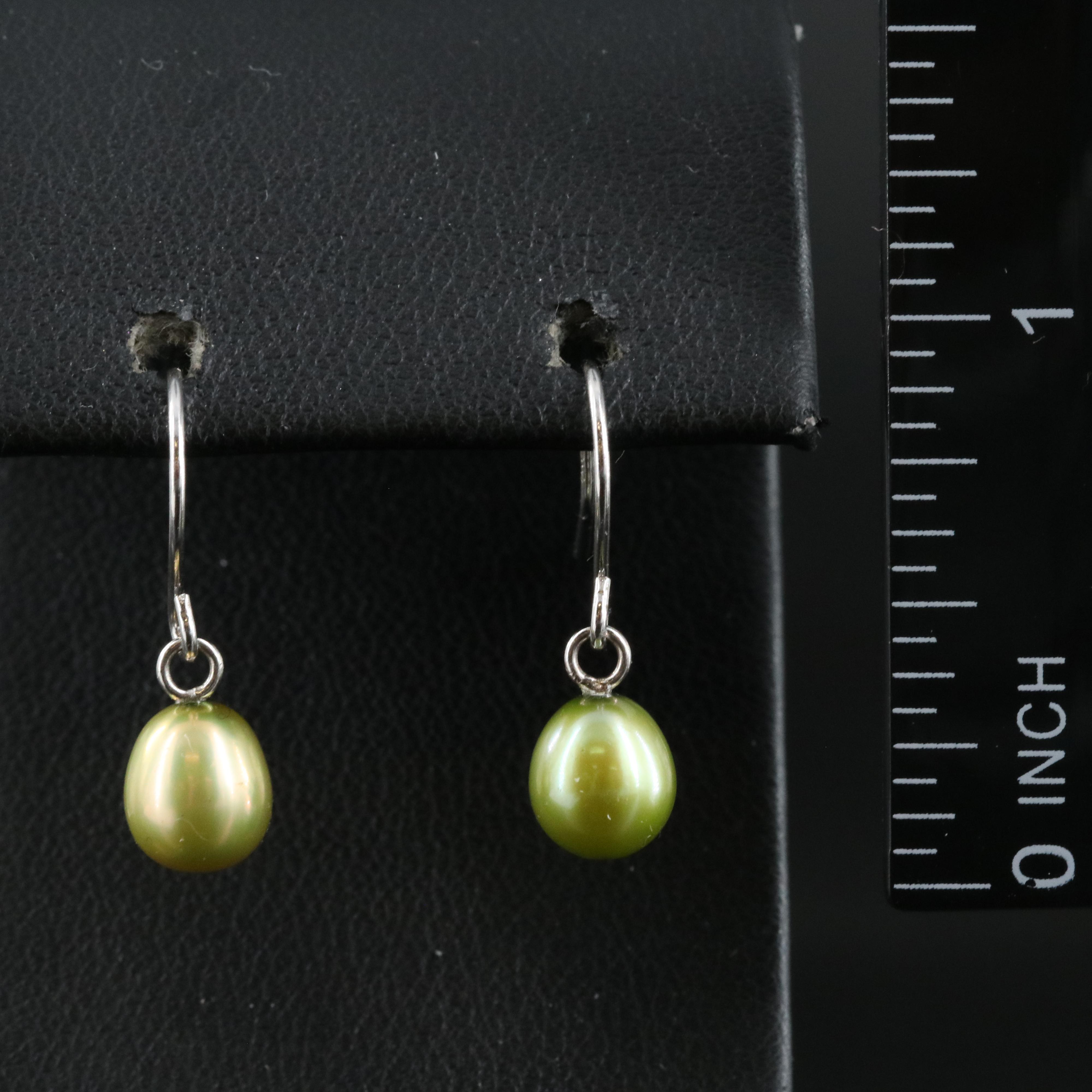 Sterling Pearl Earrings