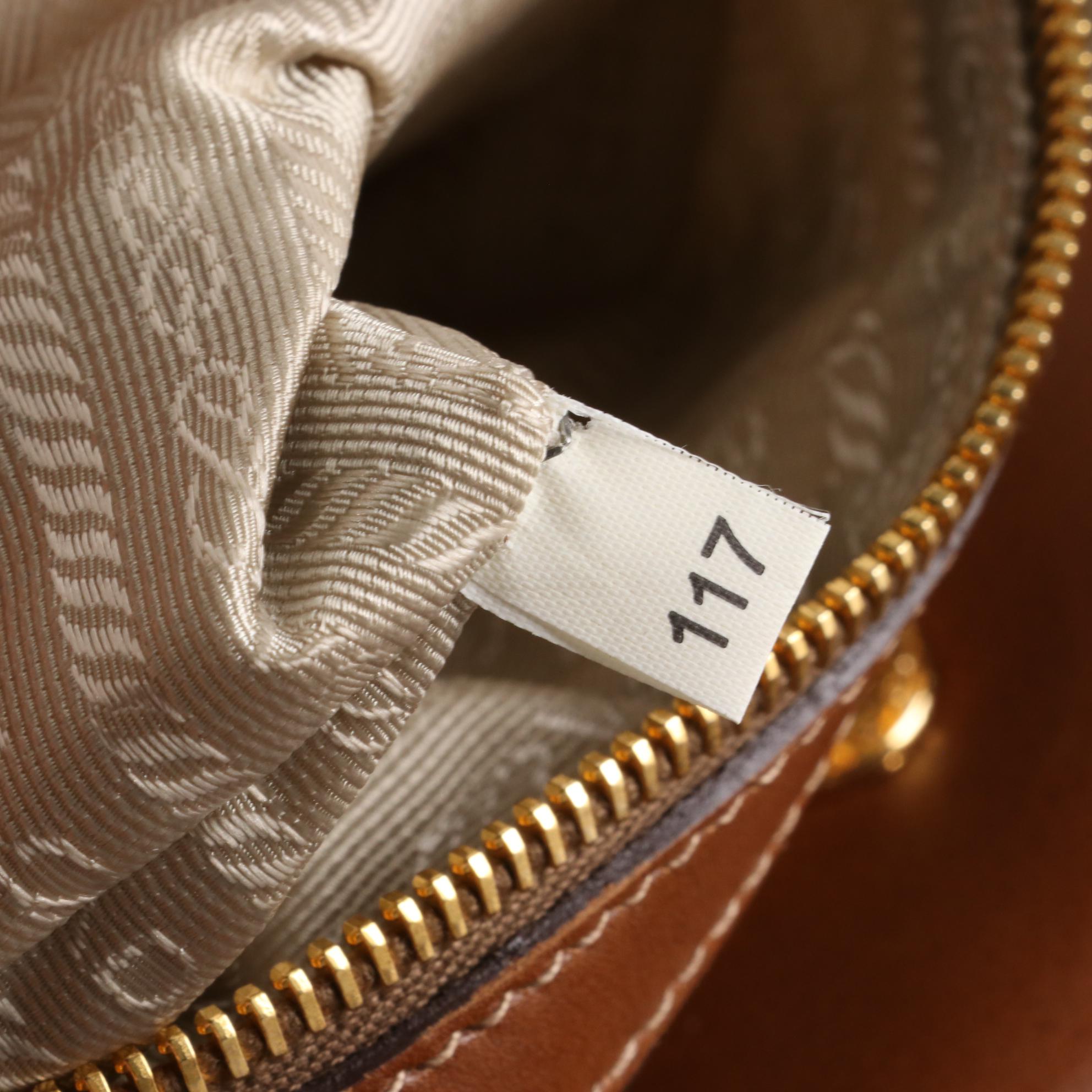 Prada Tessuto Nylon and Leather Shoulder Bag