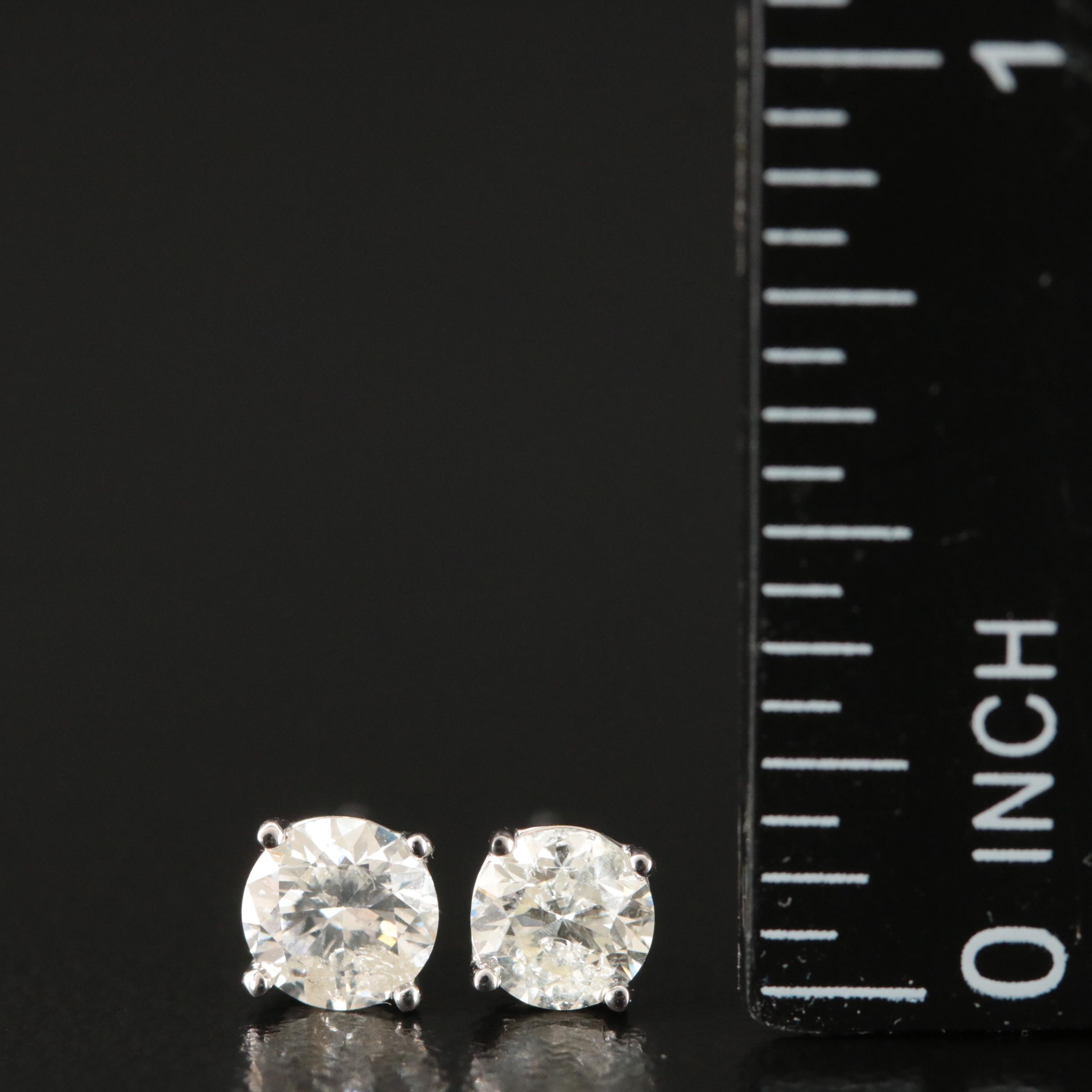 14K 0.99 CTW Diamond Stud Earrings