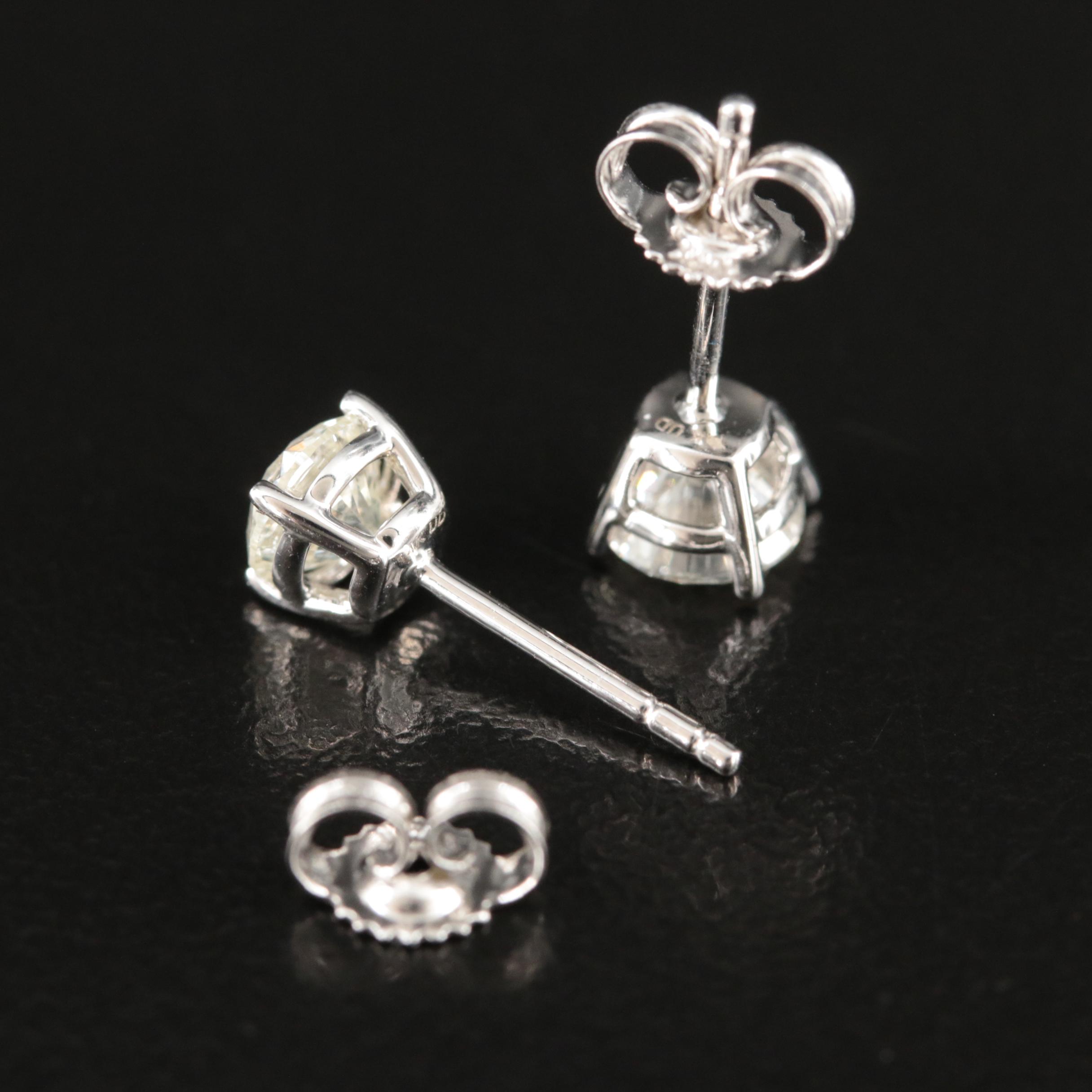 14K 0.99 CTW Diamond Stud Earrings