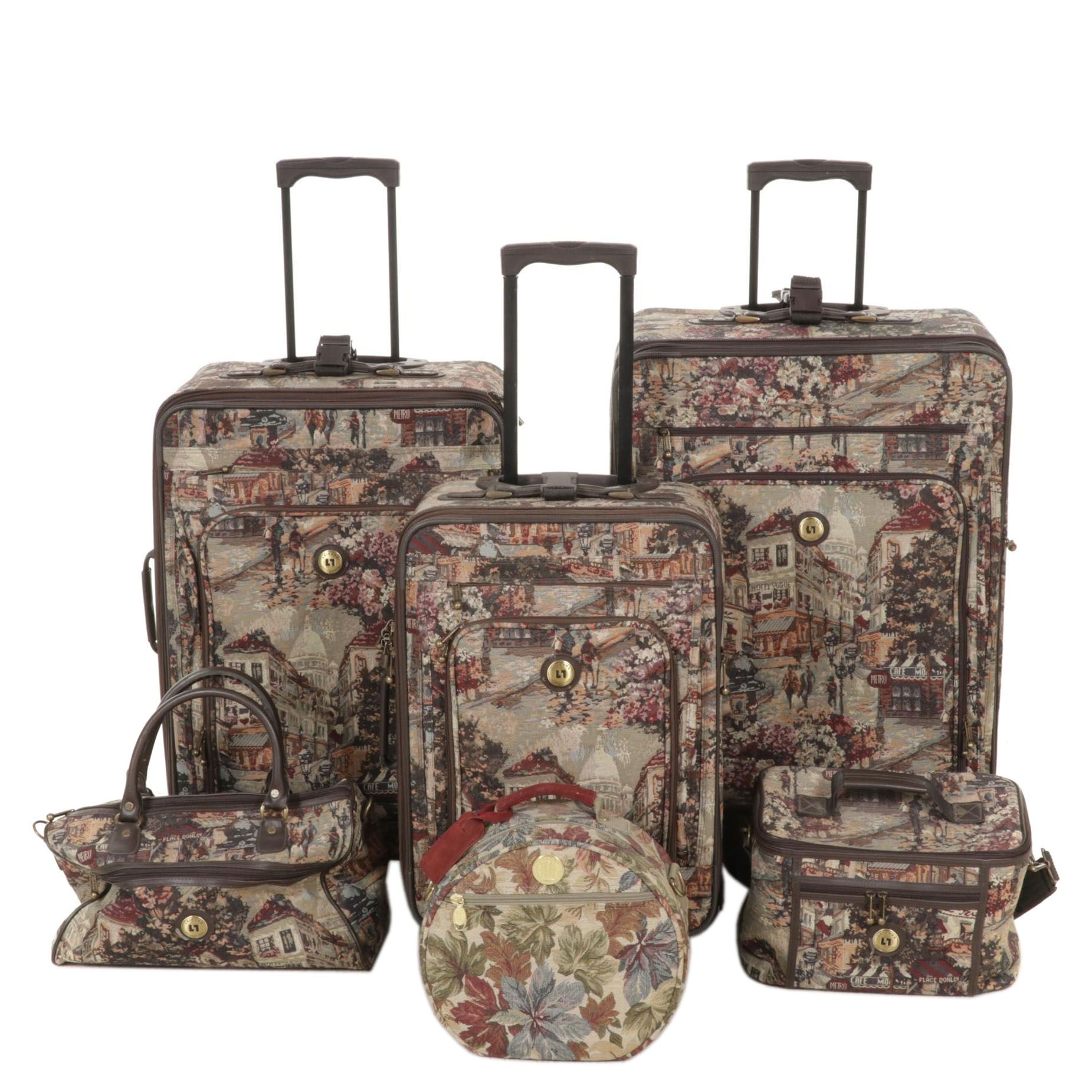 Leisure International Rolling Suitcase, Carry-on and Accessory Bags