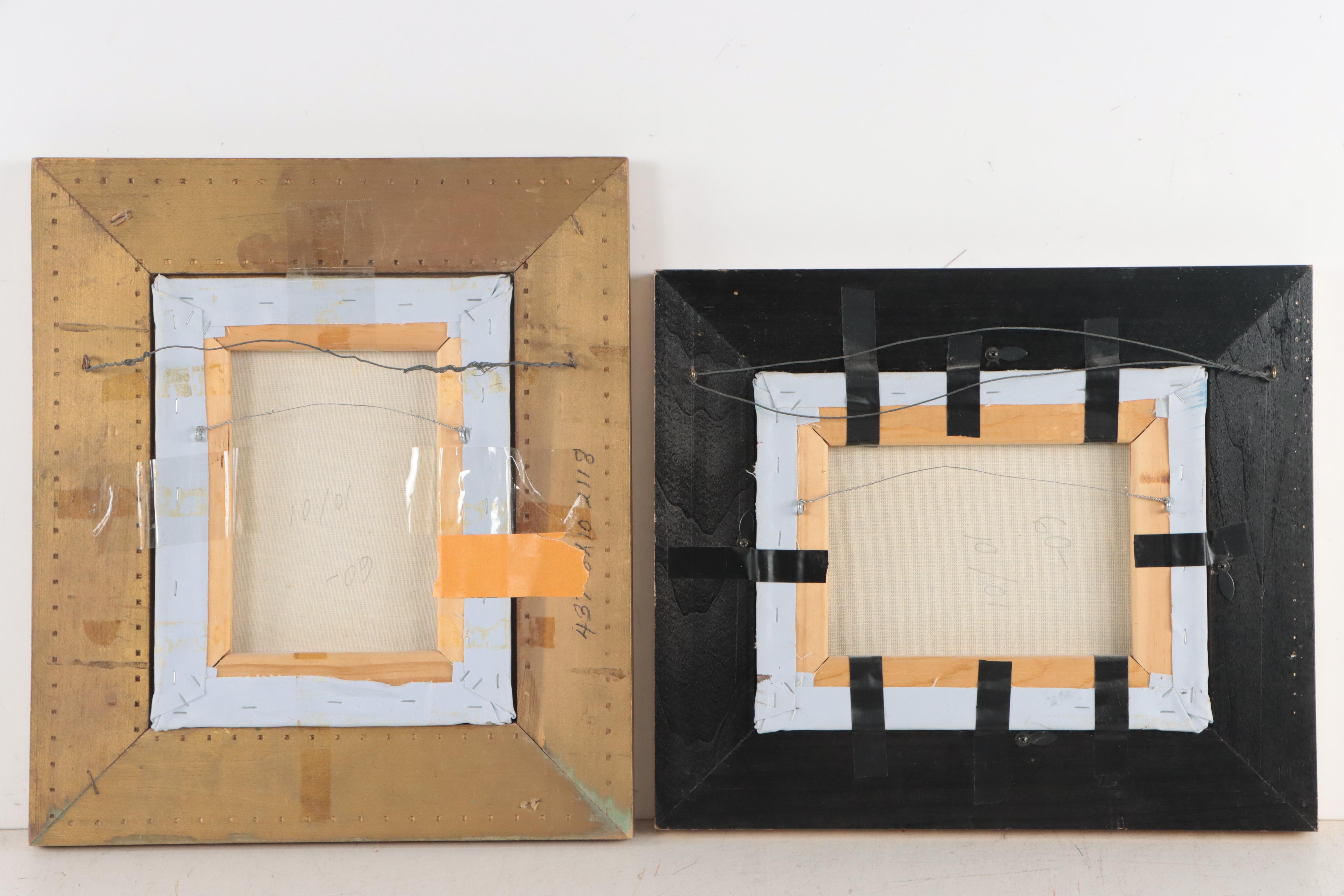 Impressionist Style Oil Paintings of Parisian Street Scenes