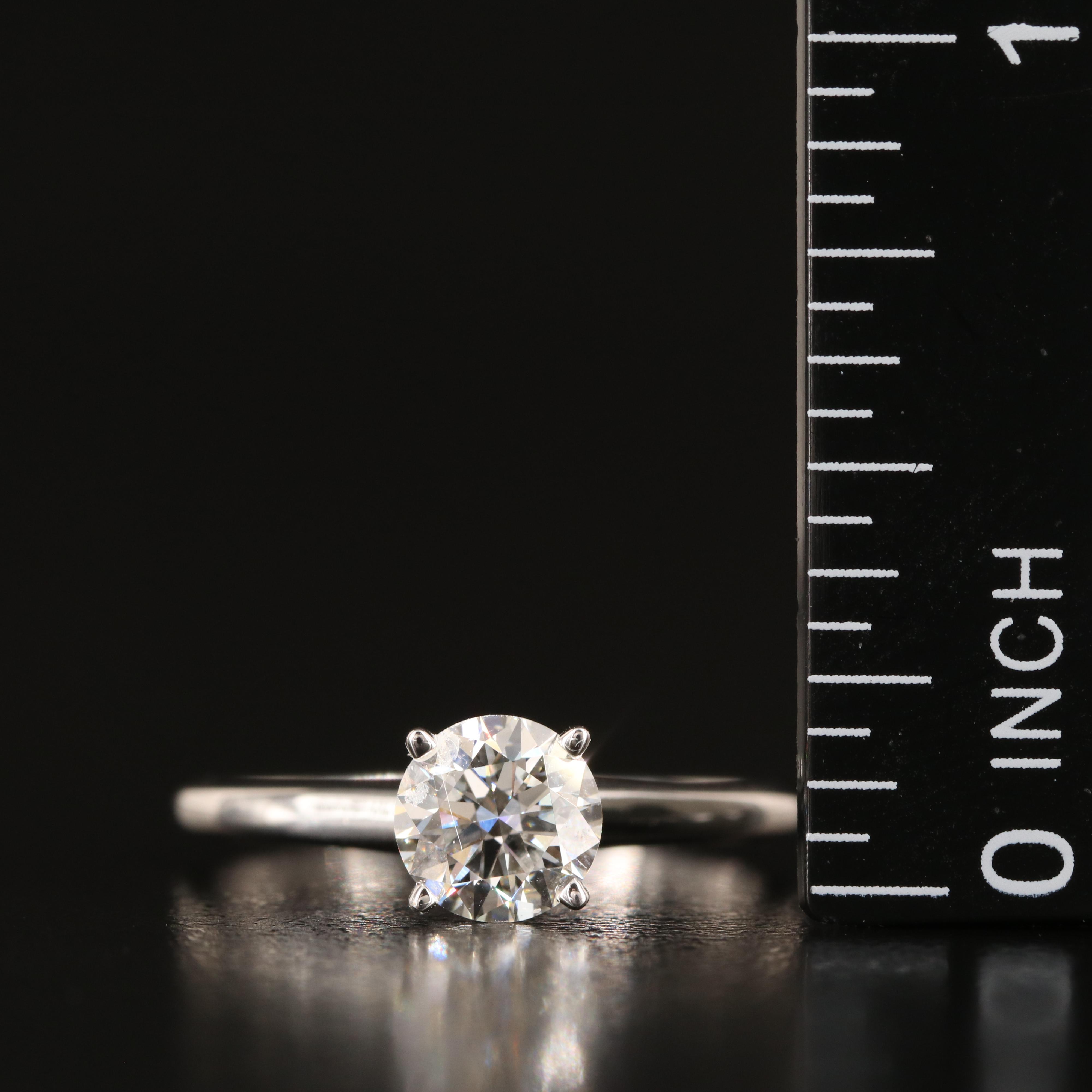 14K 0.85 CT Lab Grown Diamond Solitaire Ring
