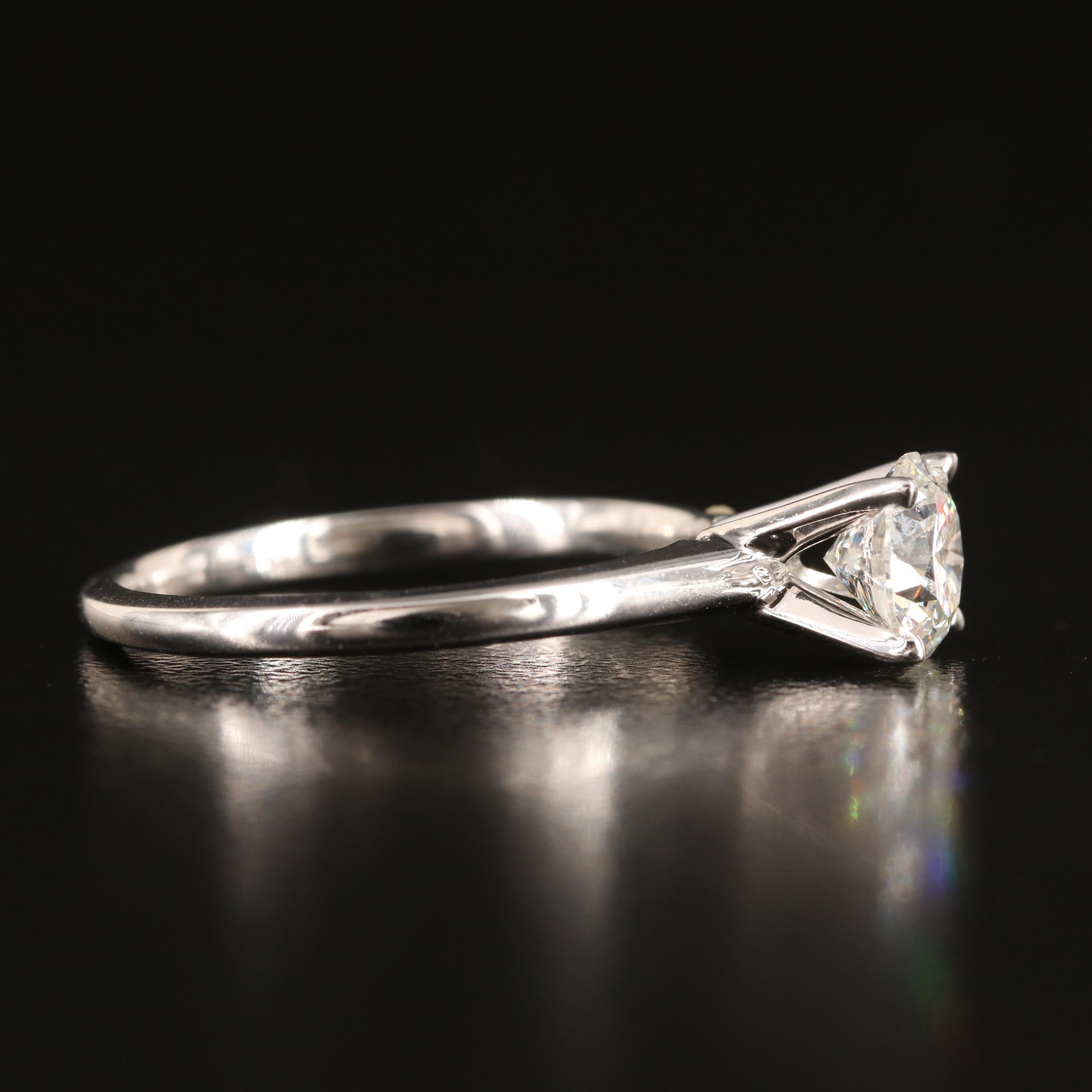 14K 0.85 CT Lab Grown Diamond Solitaire Ring