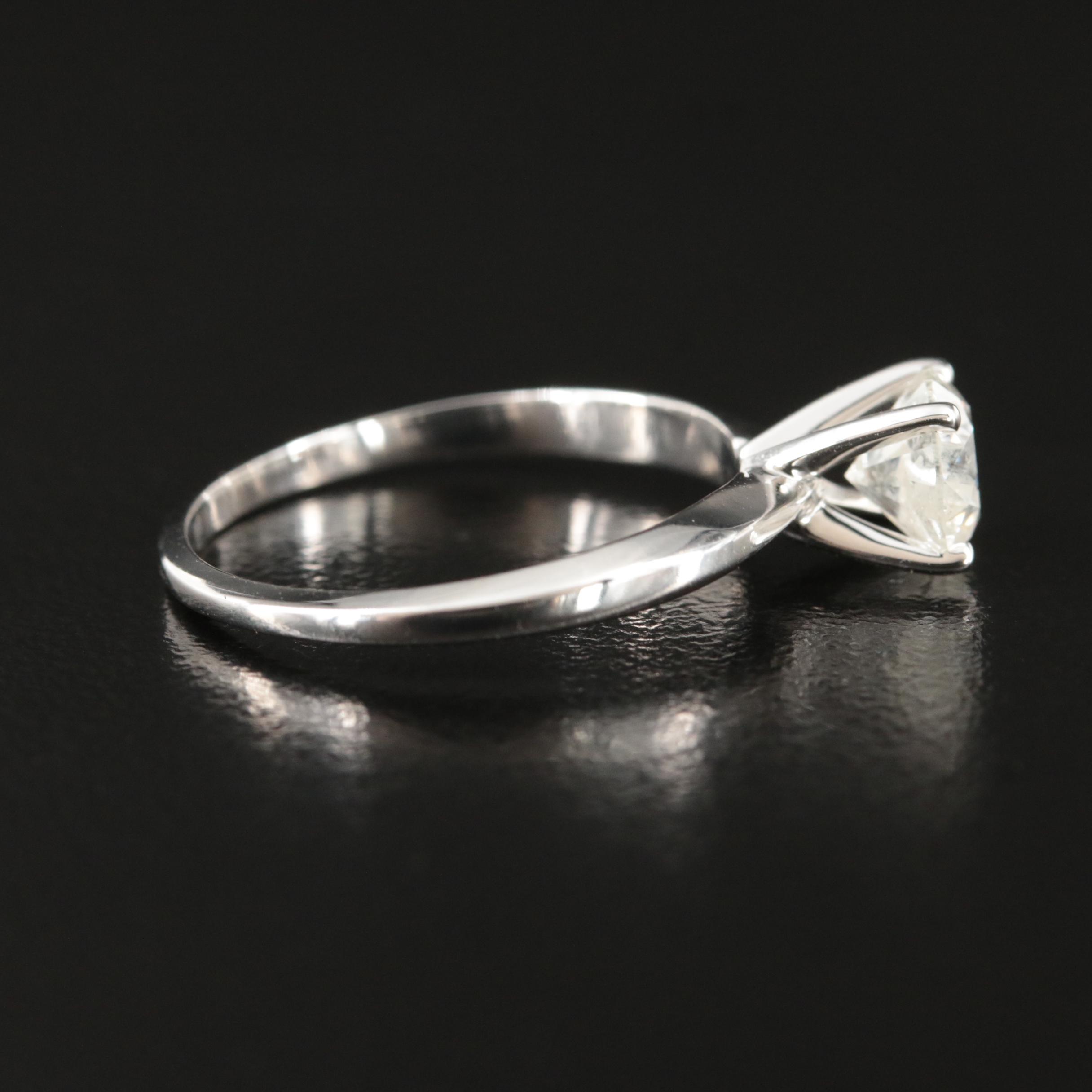10K 1.01 CT Diamond Solitaire Ring