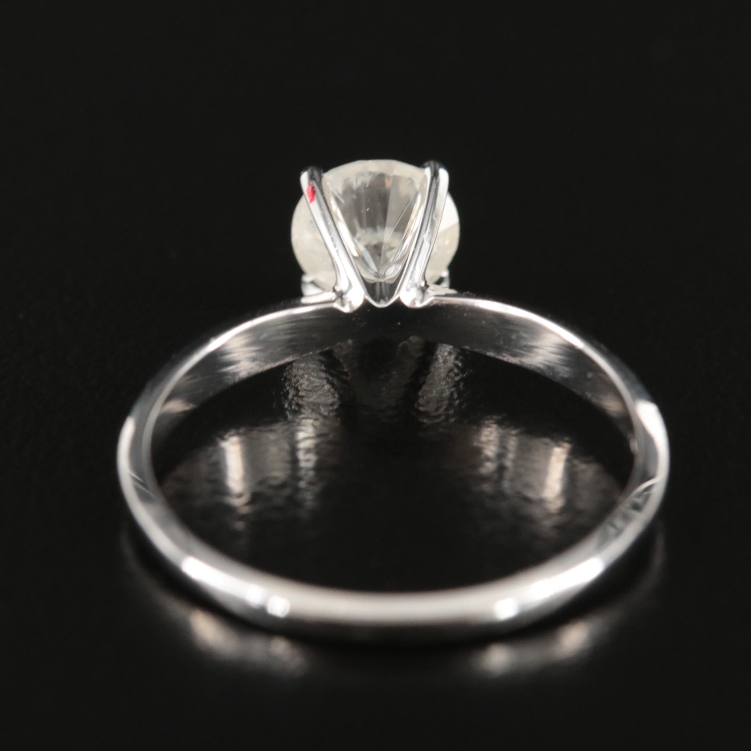 10K 1.01 CT Diamond Solitaire Ring
