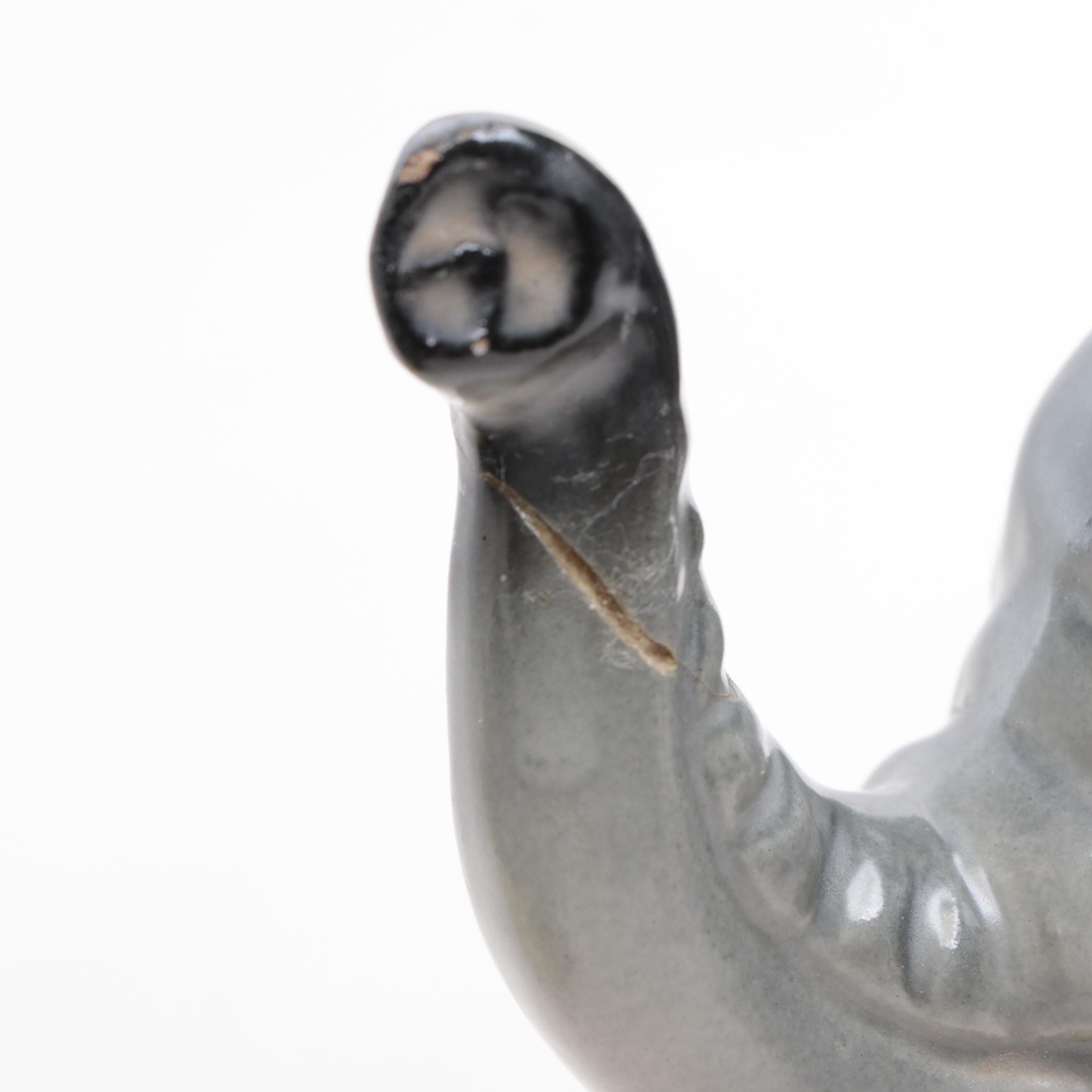 Hull Pottery Swan Planter with Hall Pitcher and Elephant Planter Vases