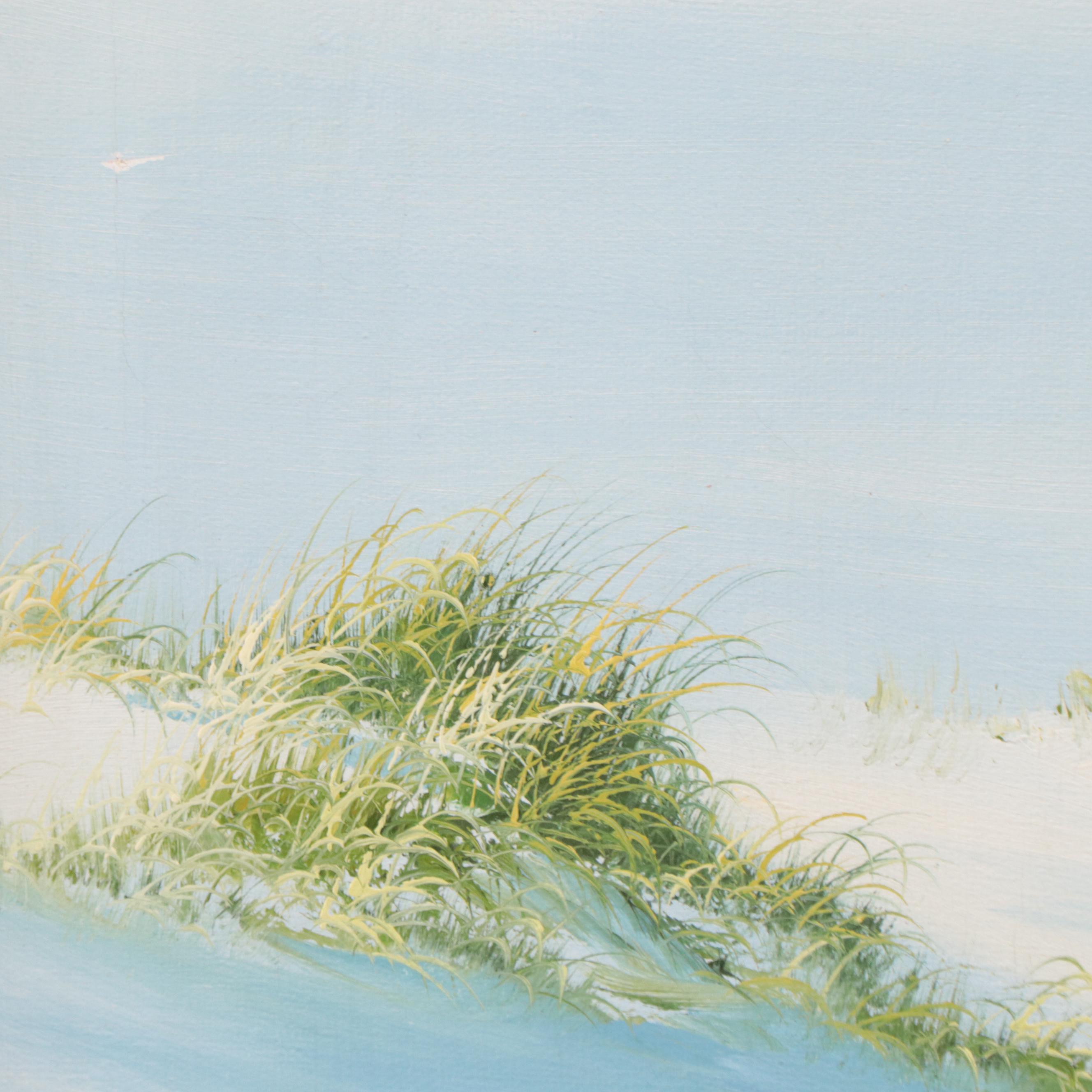 Seascape Oil Painting, Circa 1980