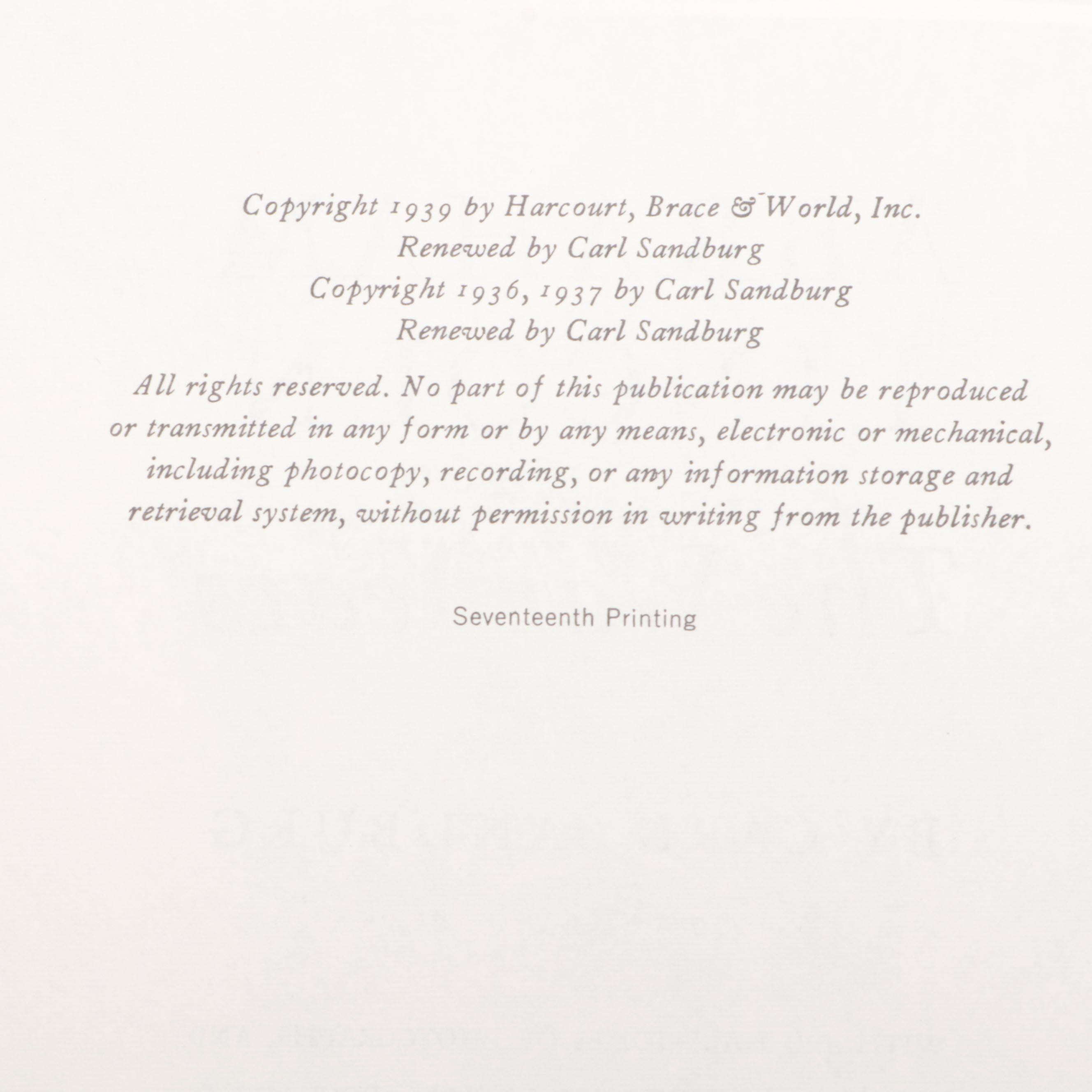 "Abraham Lincoln: The War Years" Four-Volume Set by Carl Sandburg