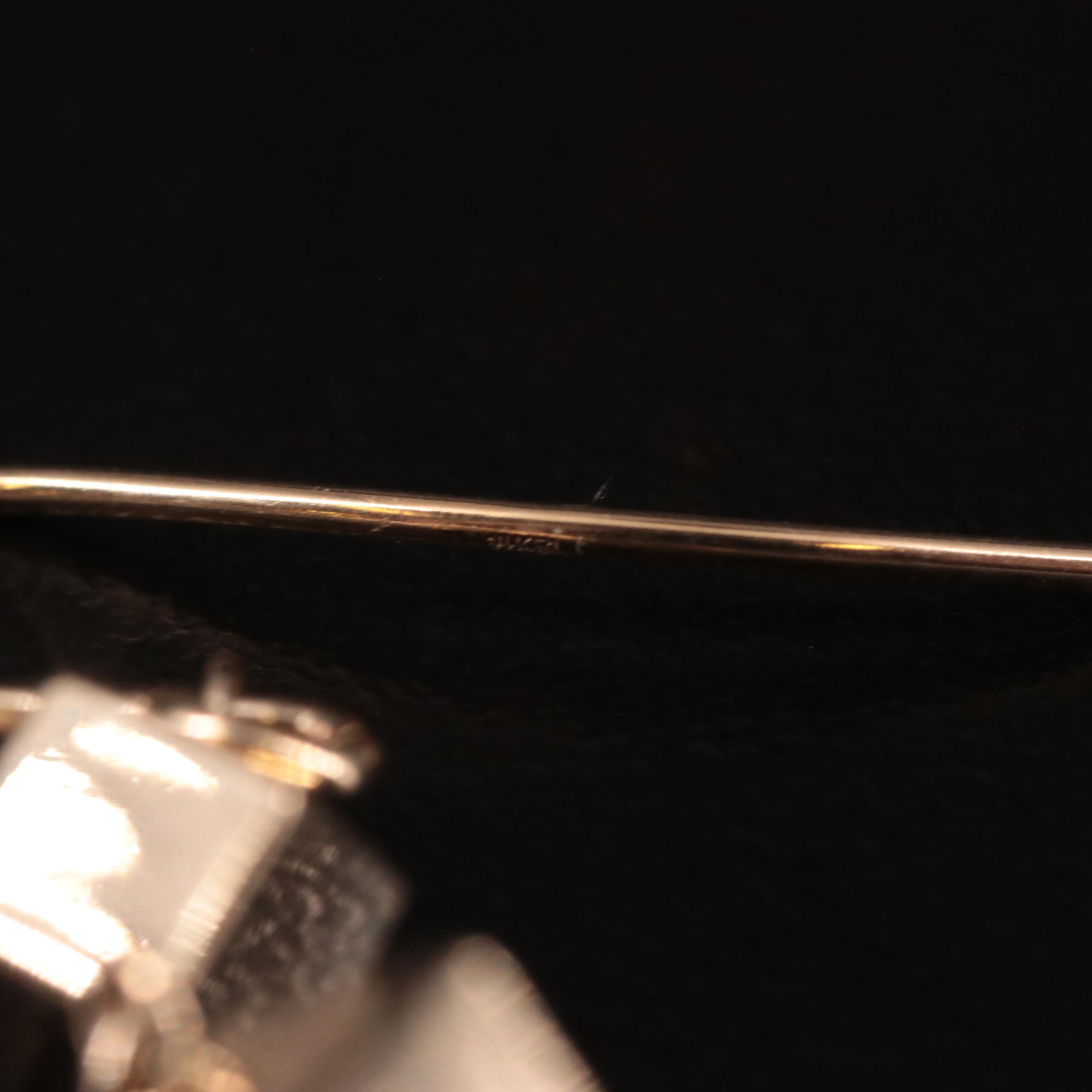 14K Graduated Cube Drop Earrings