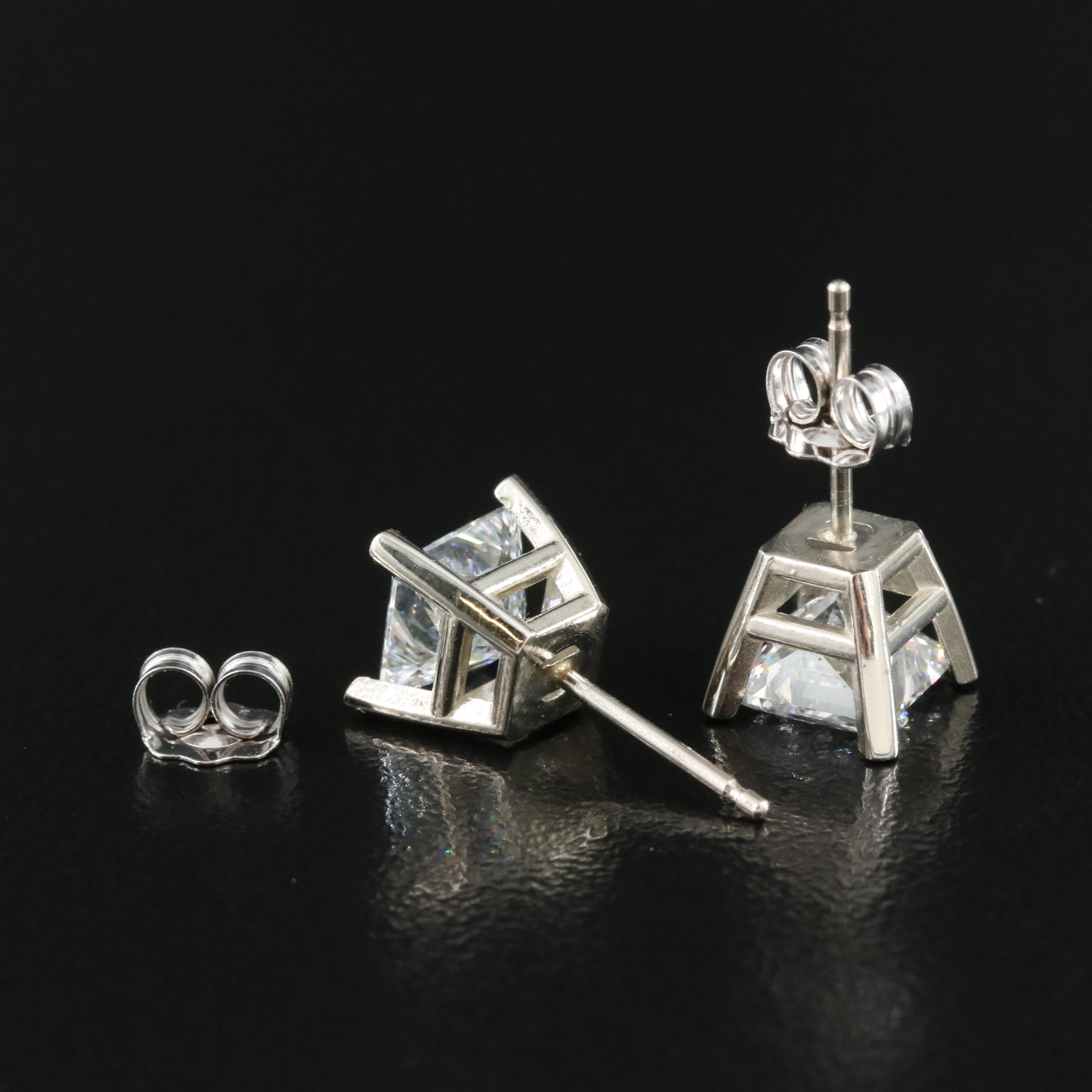 14K 2.37 CTW Lab Grown Diamond Stud Earrings with IGI Report