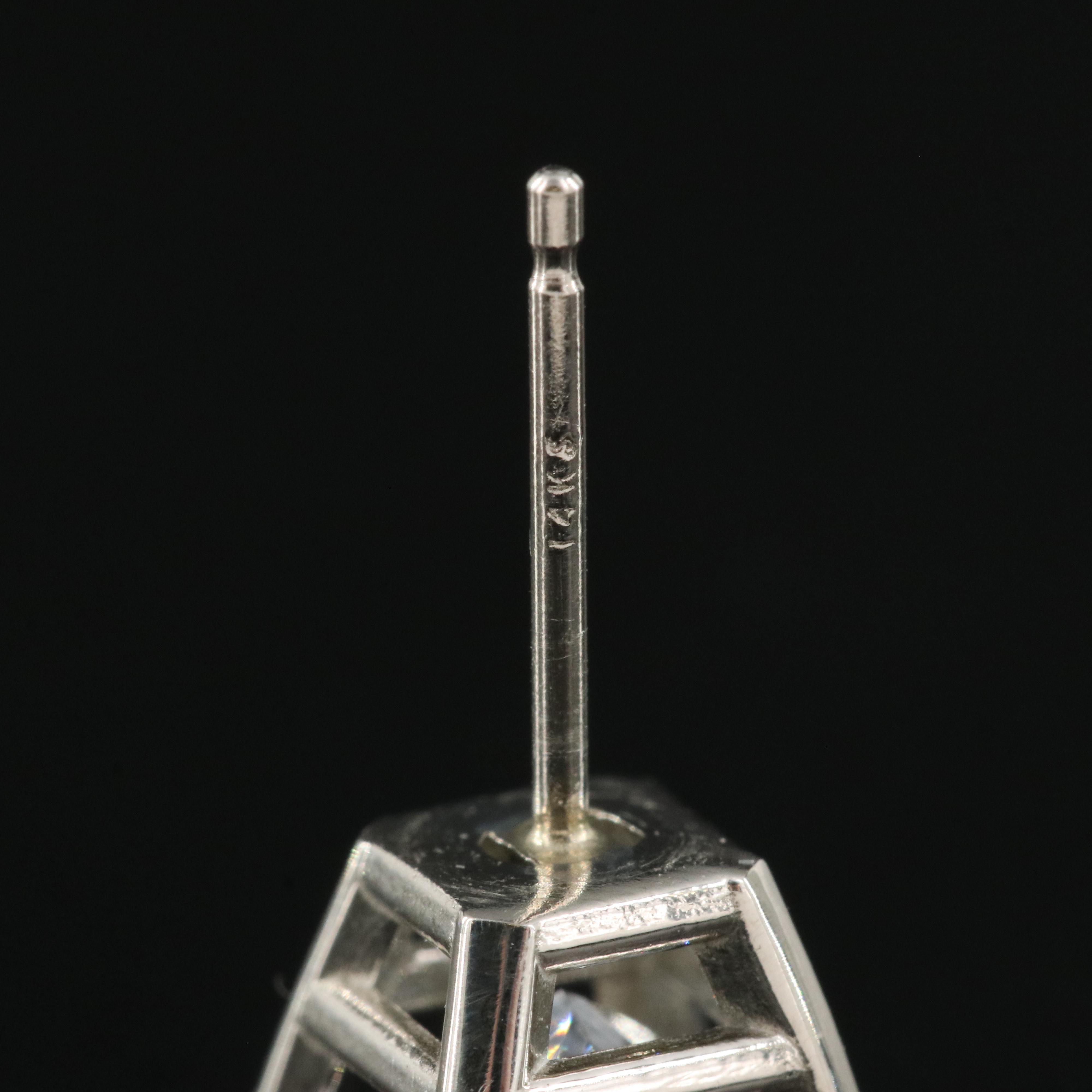 14K 2.37 CTW Lab Grown Diamond Stud Earrings with IGI Report