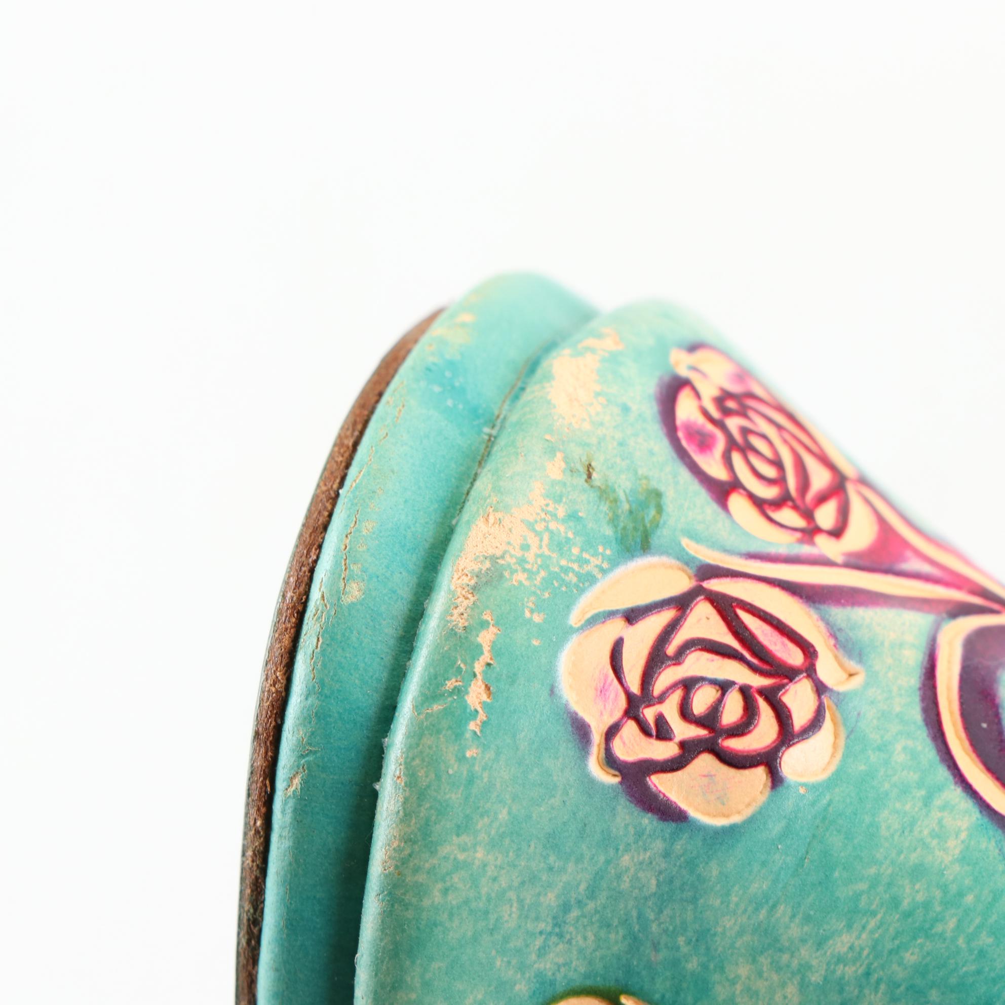 Elite by Corky's Mulitcolor Wedge Sandals in Leather