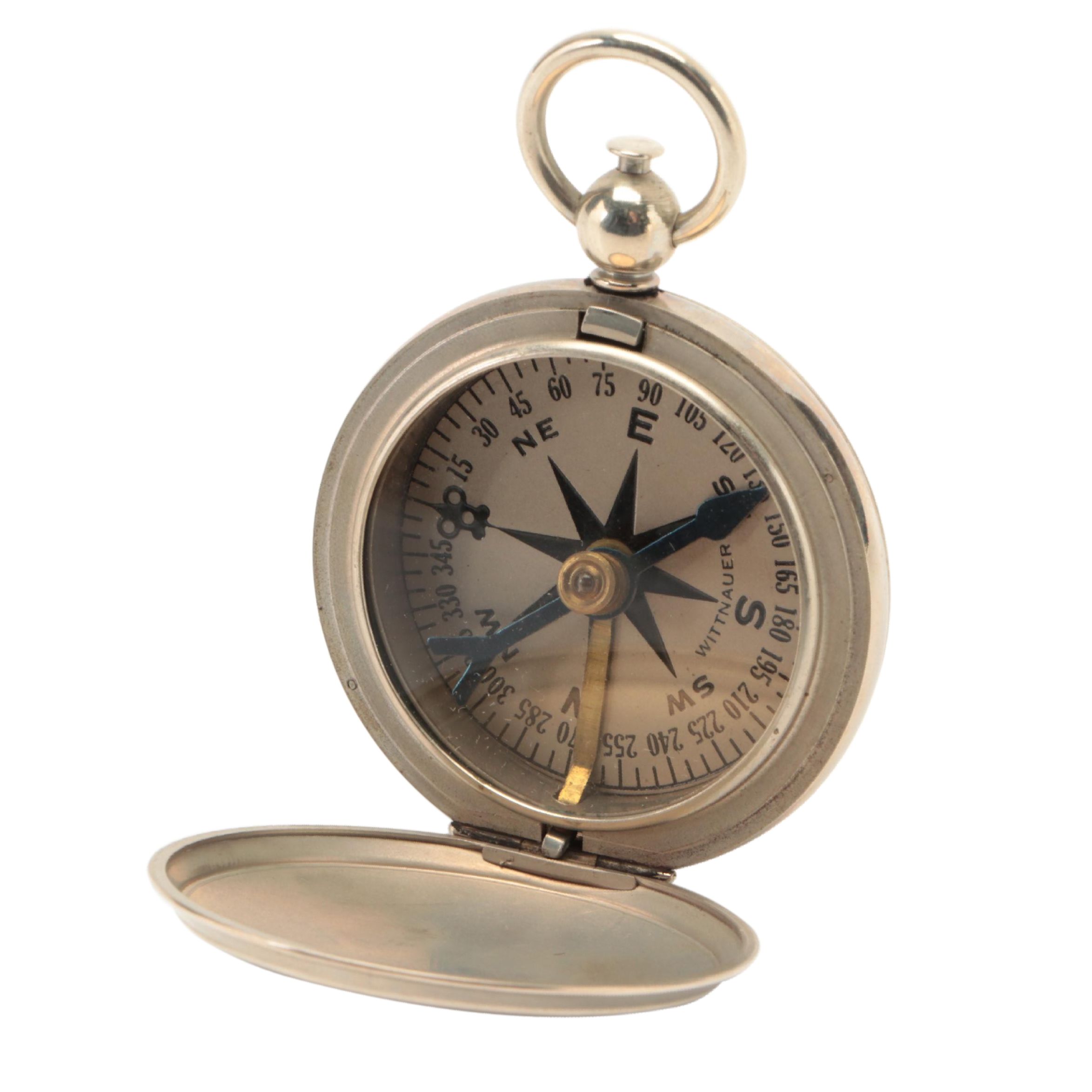 Longines-Wittnauer Watch Co. Air Force Pocket Compass, Mid-20th Century