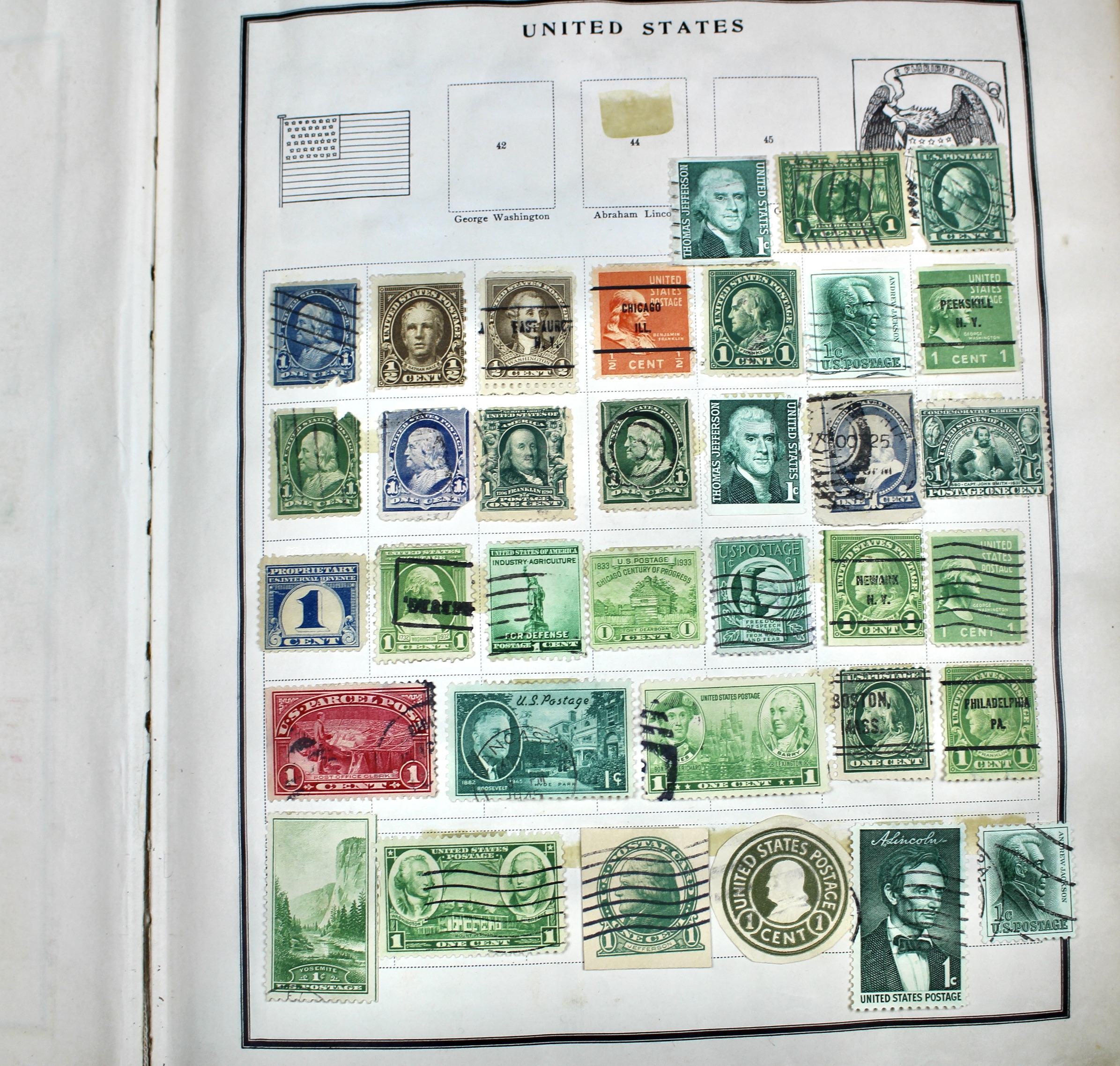 "Modern Postage Stamp Album" Collection