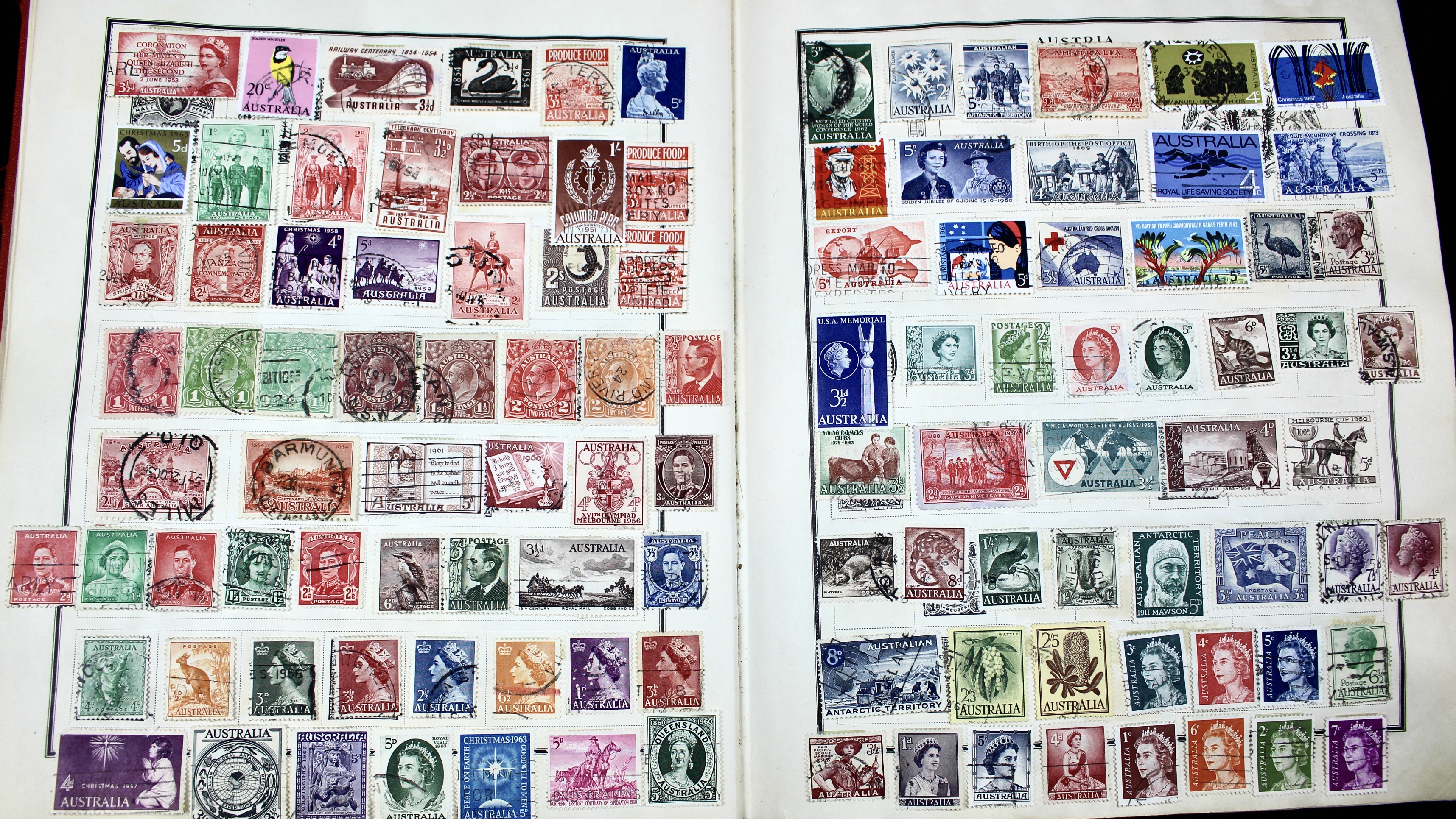 "Modern Postage Stamp Album" Collection