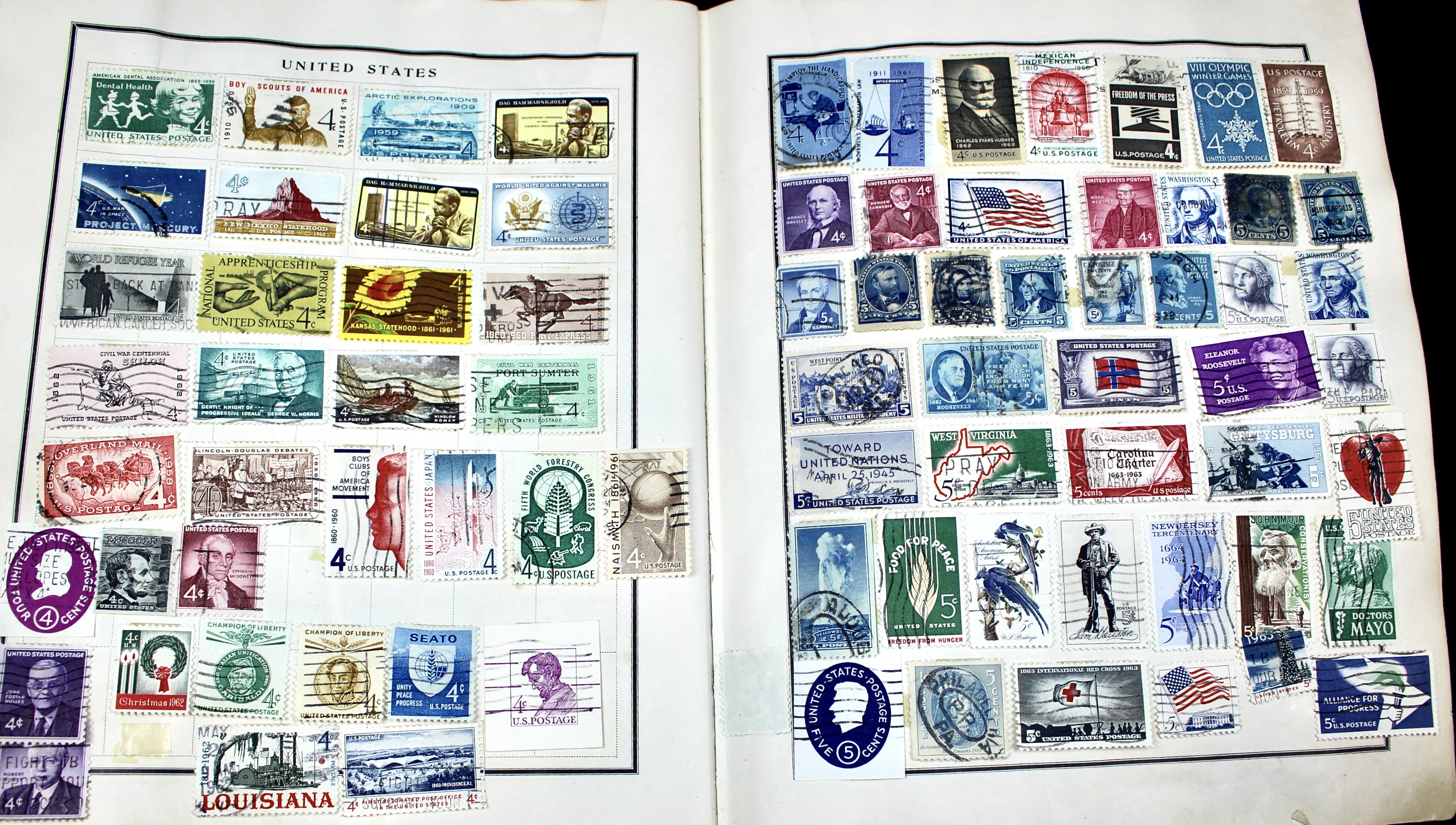 "Modern Postage Stamp Album" Collection
