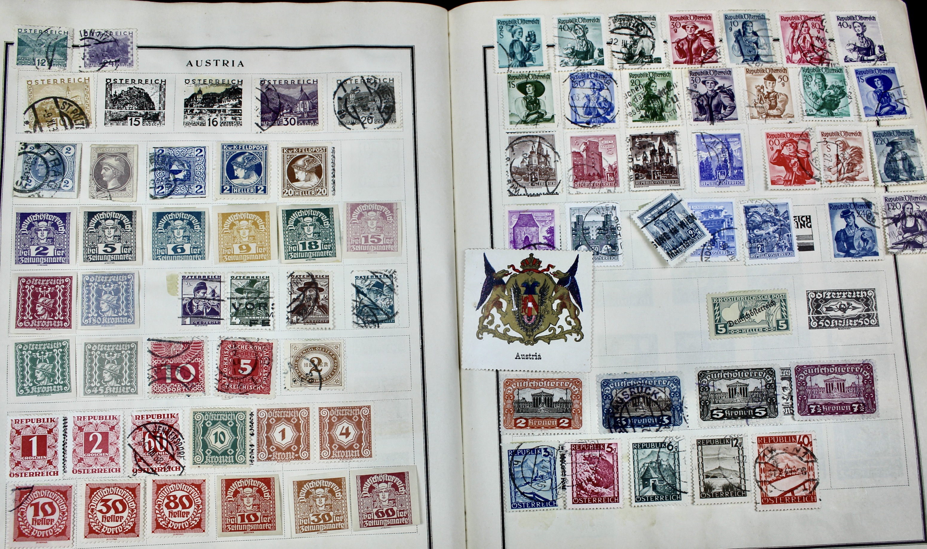 "Modern Postage Stamp Album" Collection